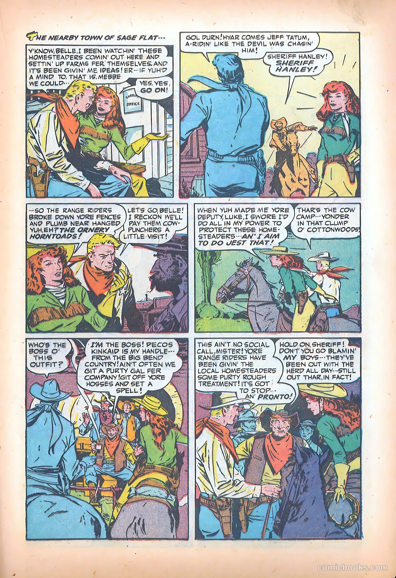 Blazing West #3 (1949) — page 25 of 52