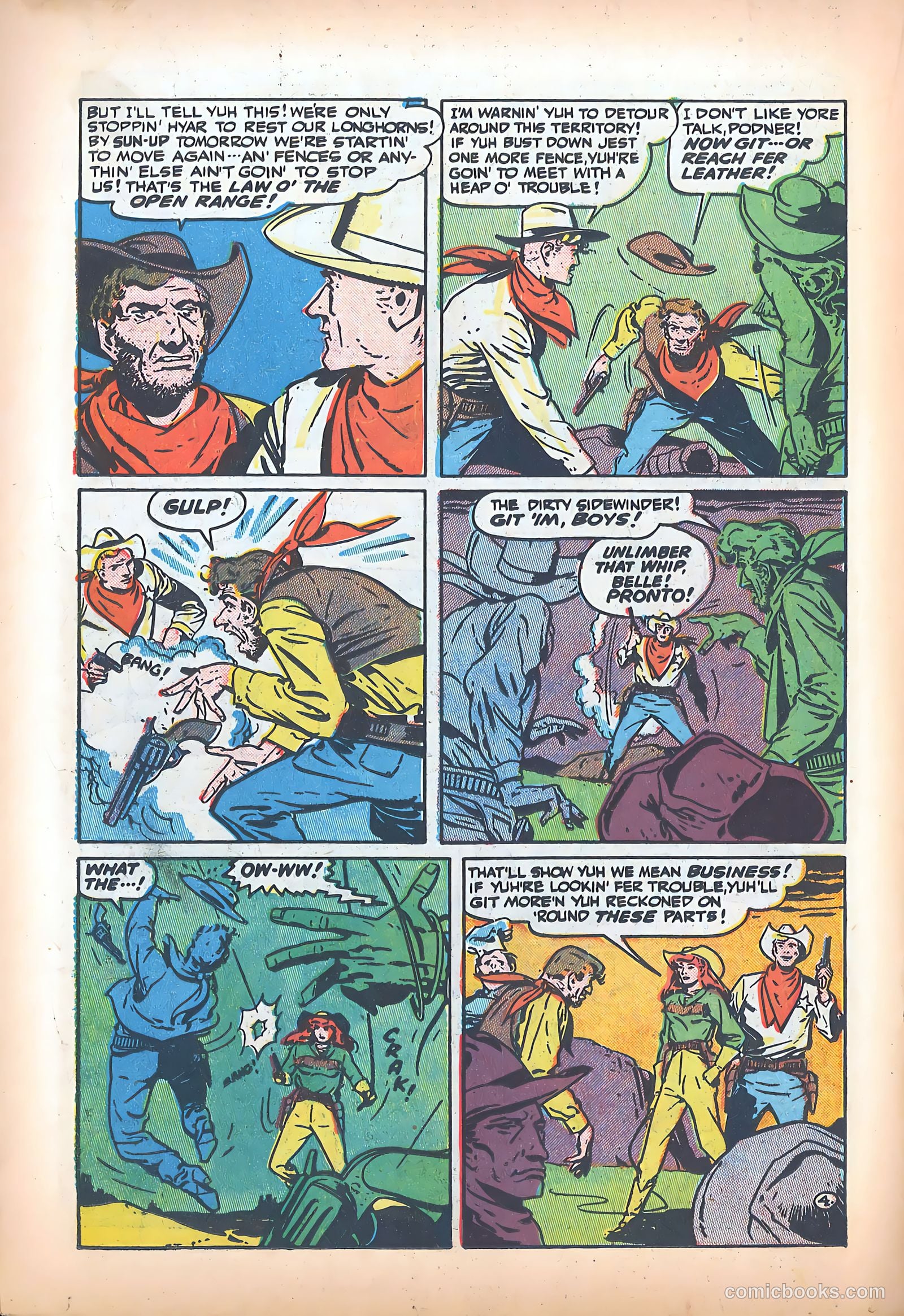 Blazing West #3 (1949) — page 26 of 52