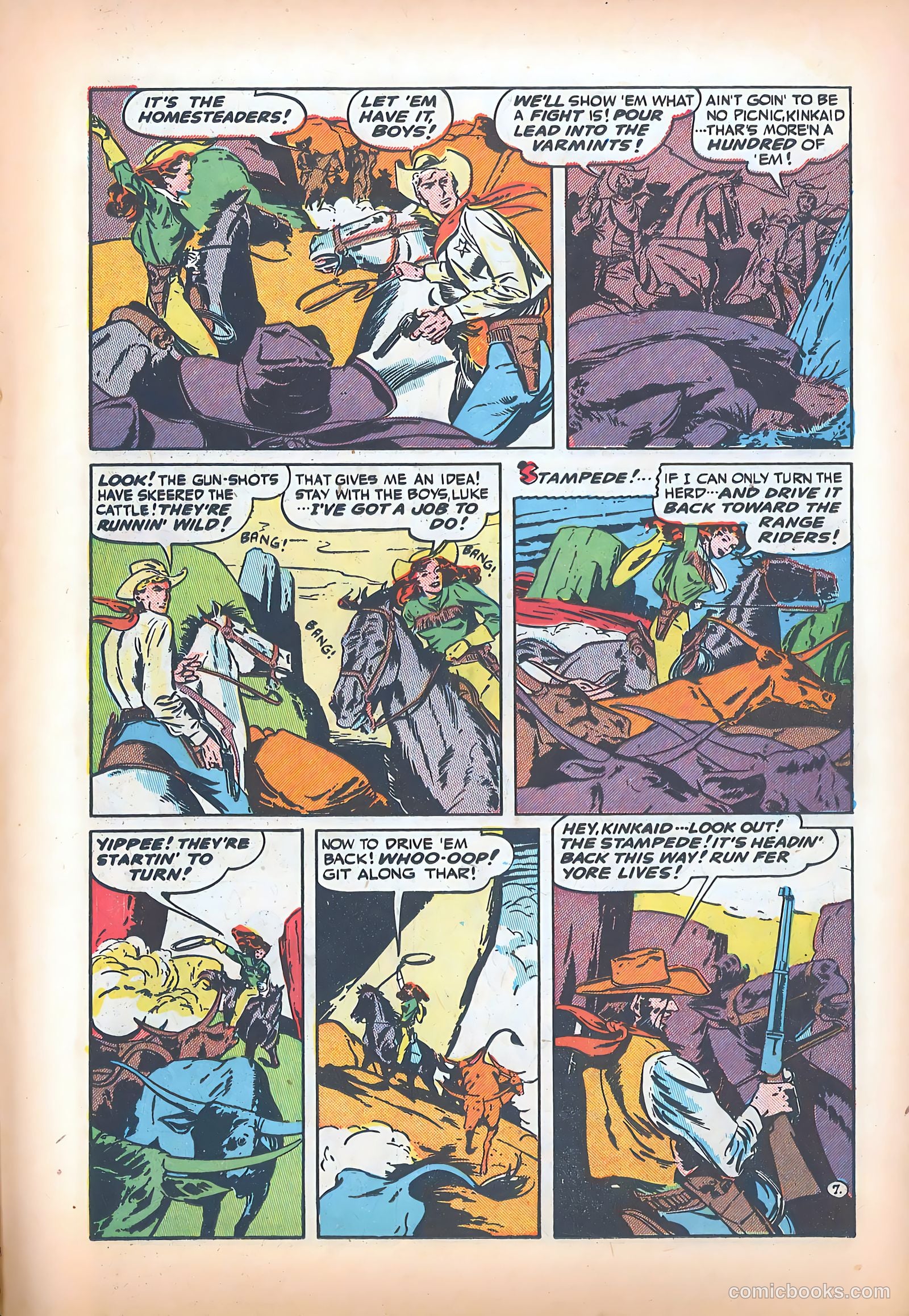 Blazing West #3 (1949) — page 29 of 52