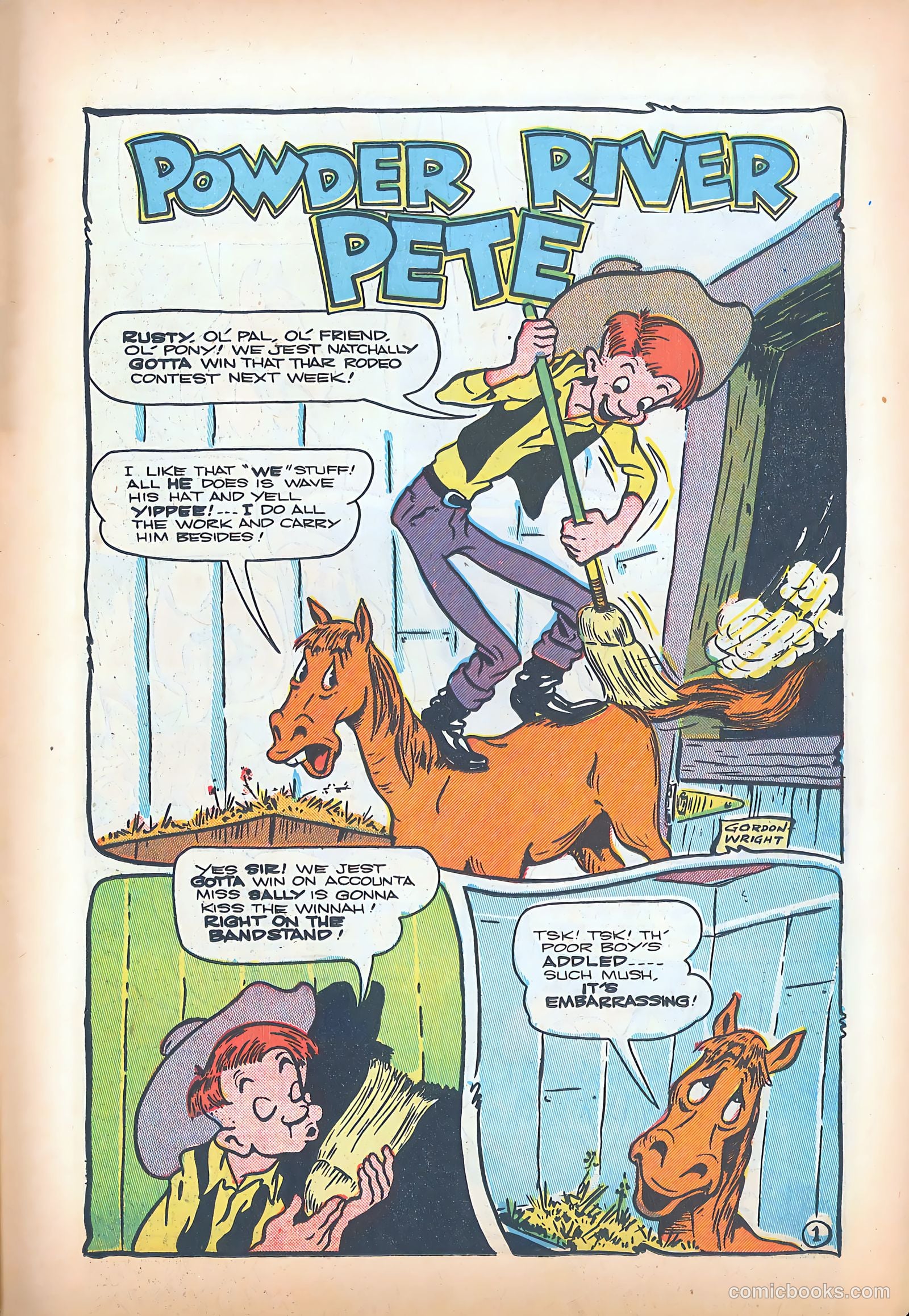 Blazing West #3 (1949) — page 35 of 52