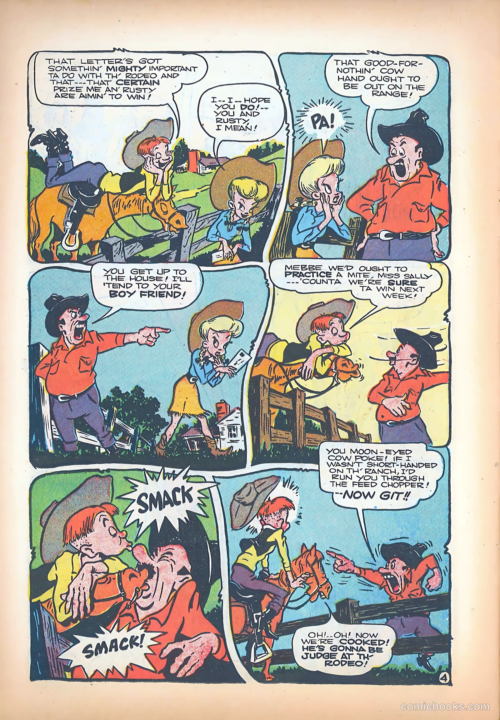 Blazing West #3 (1949) — page 38 of 52