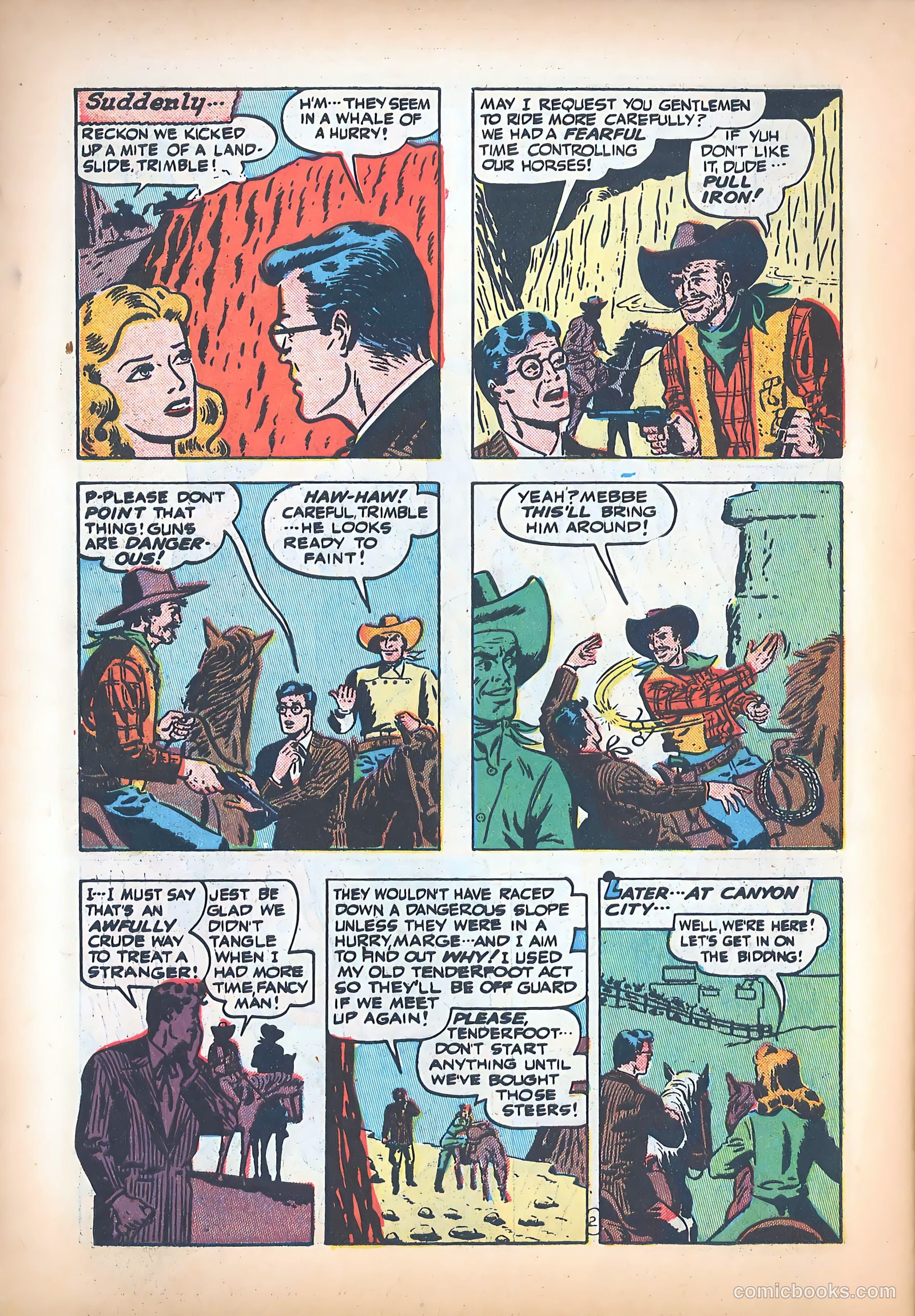 Blazing West #3 (1949) — page 44 of 52
