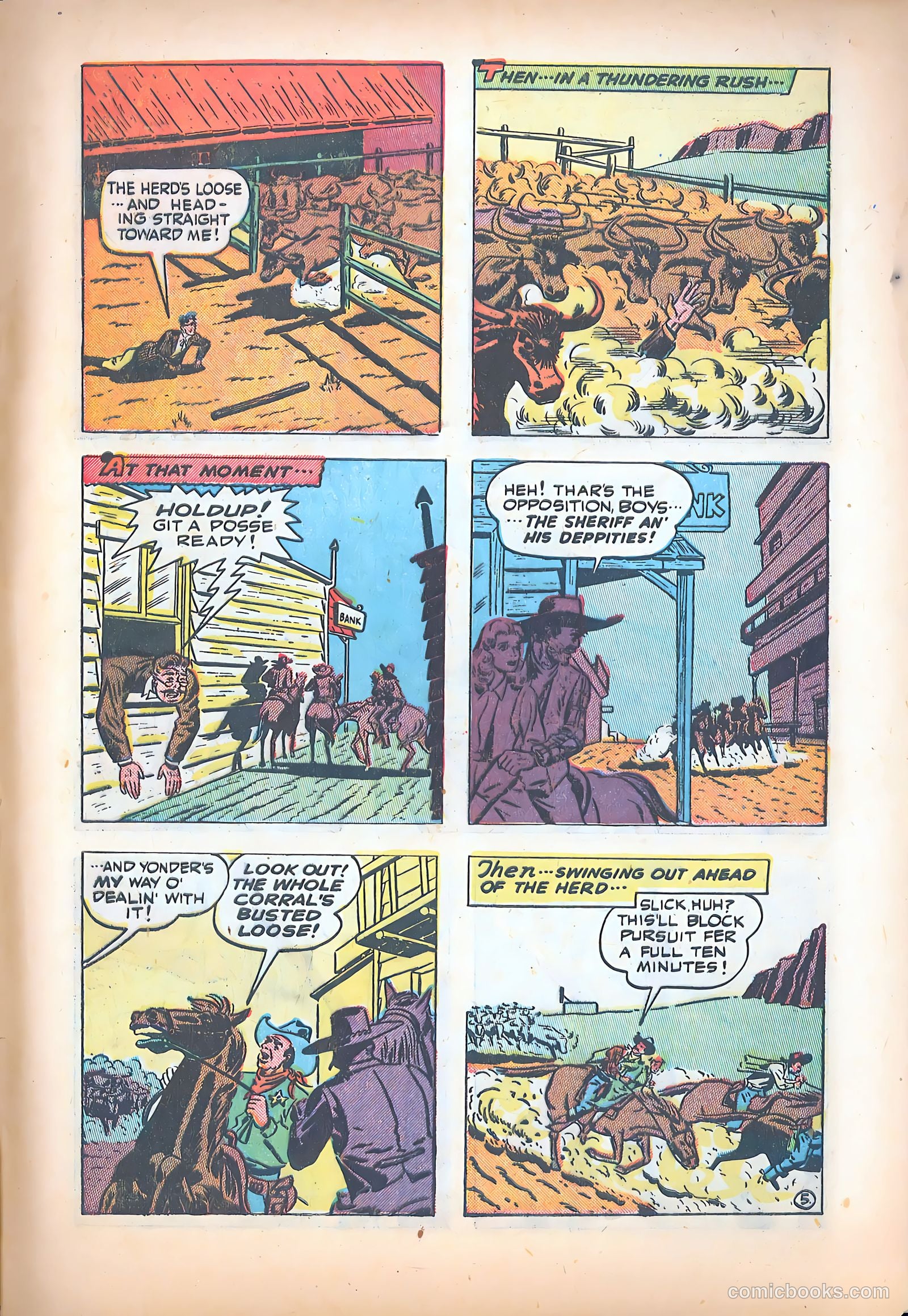 Blazing West #3 (1949) — page 47 of 52