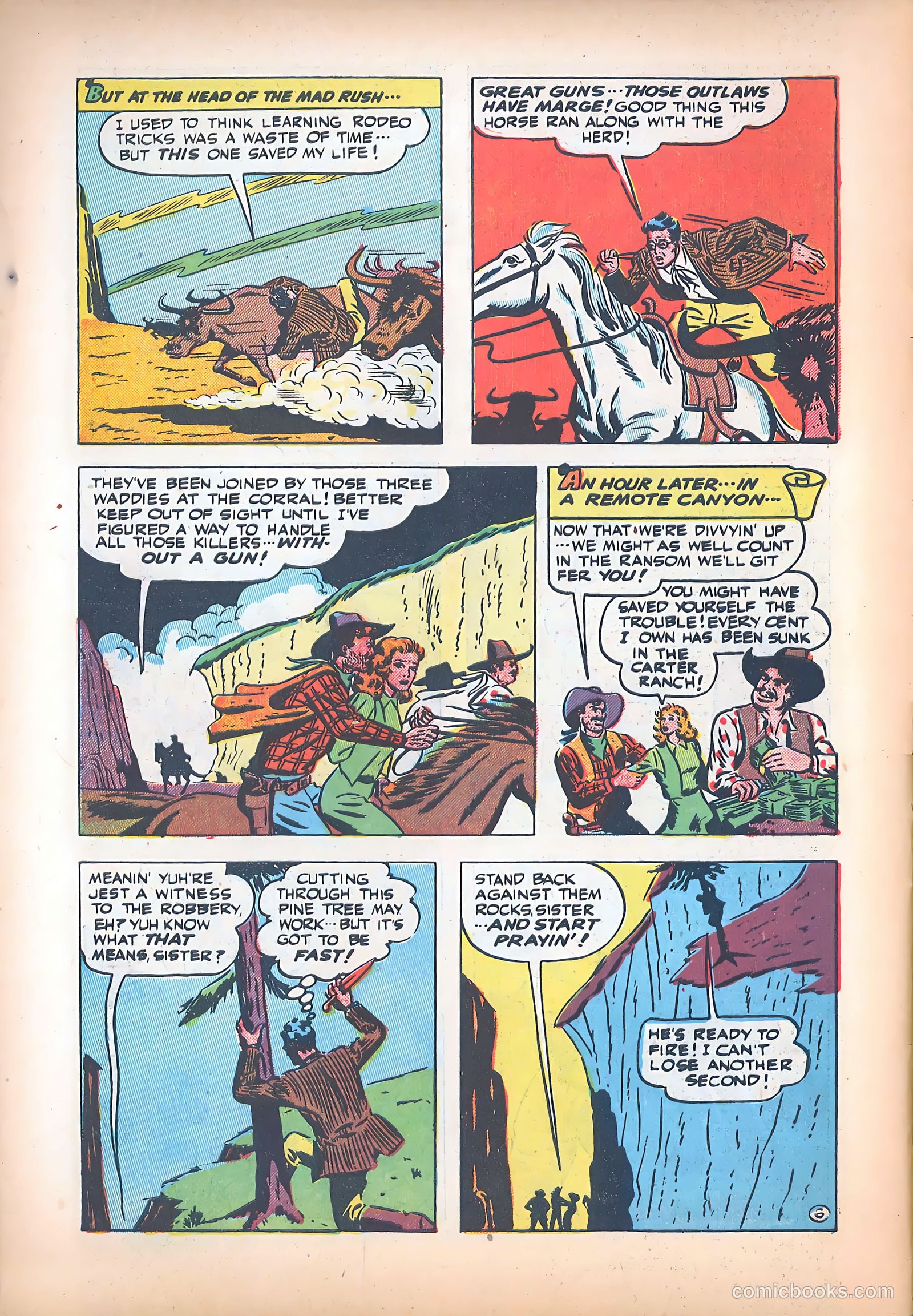Blazing West #3 (1949) — page 48 of 52
