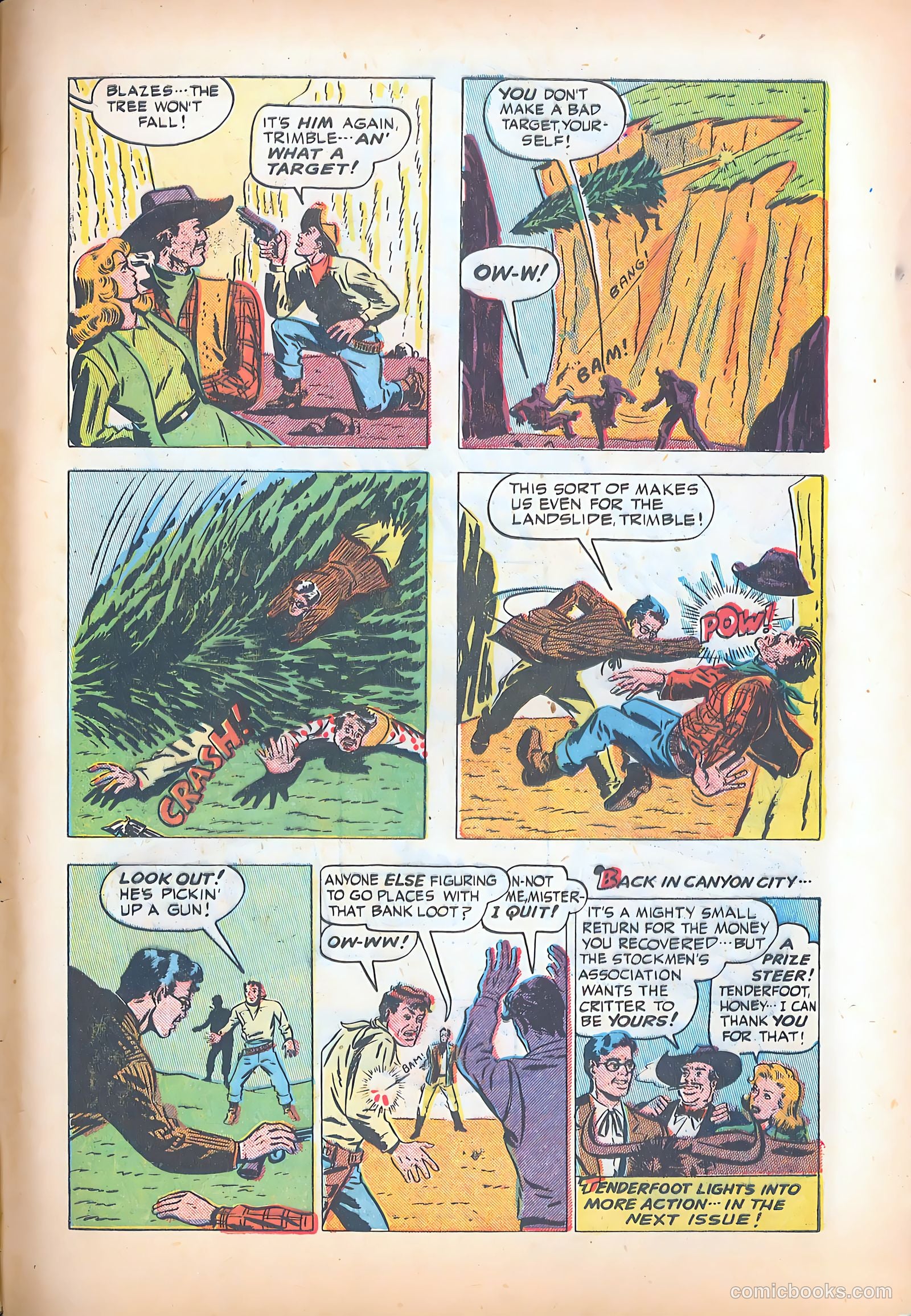 Blazing West #3 (1949) — page 49 of 52