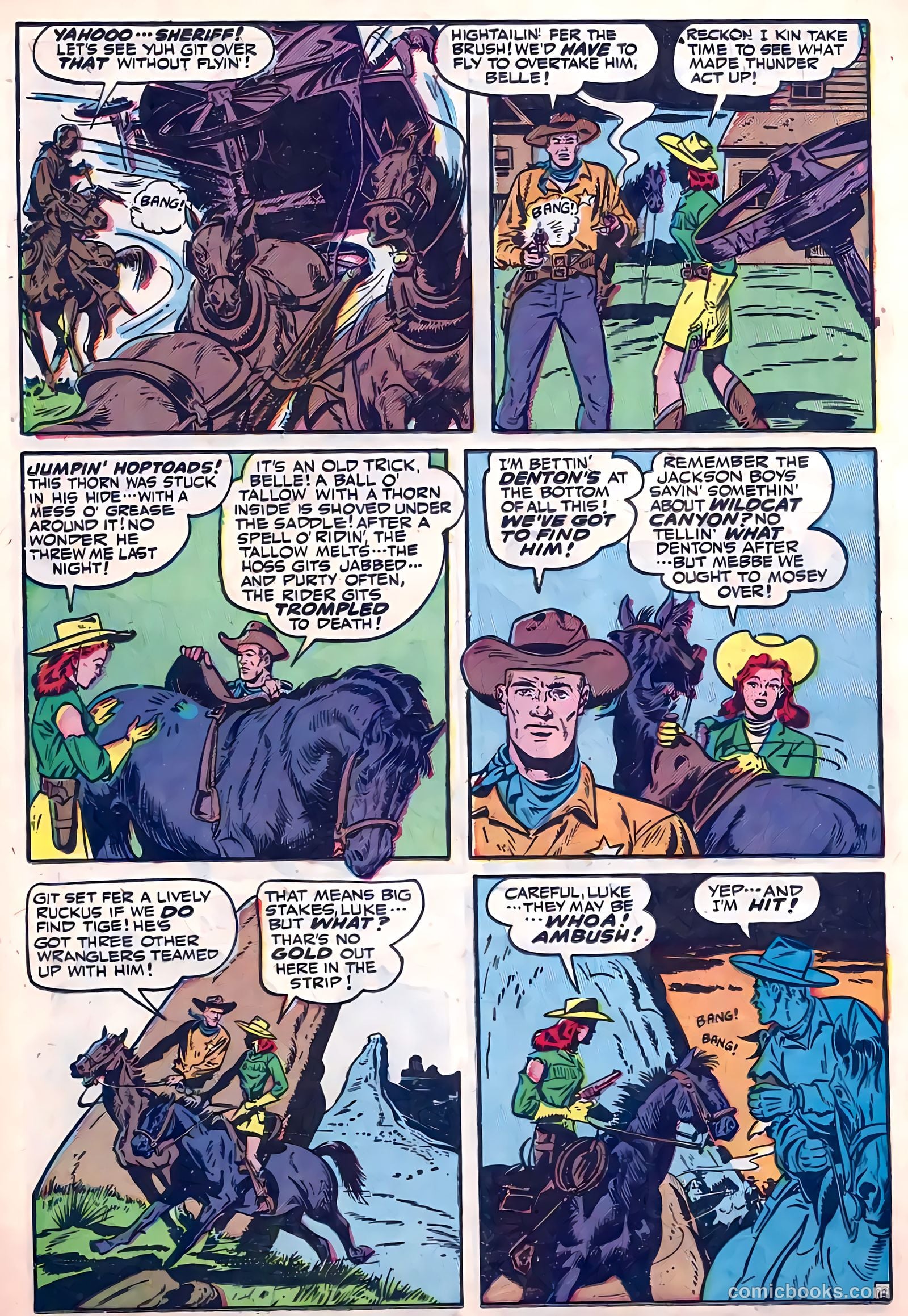 Blazing West #4 (1949) — page 32 of 52