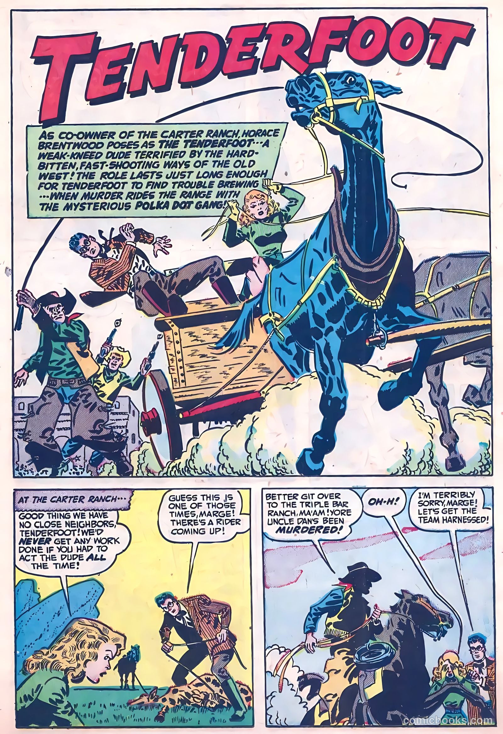 Blazing West #4 (1949) — page 35 of 52