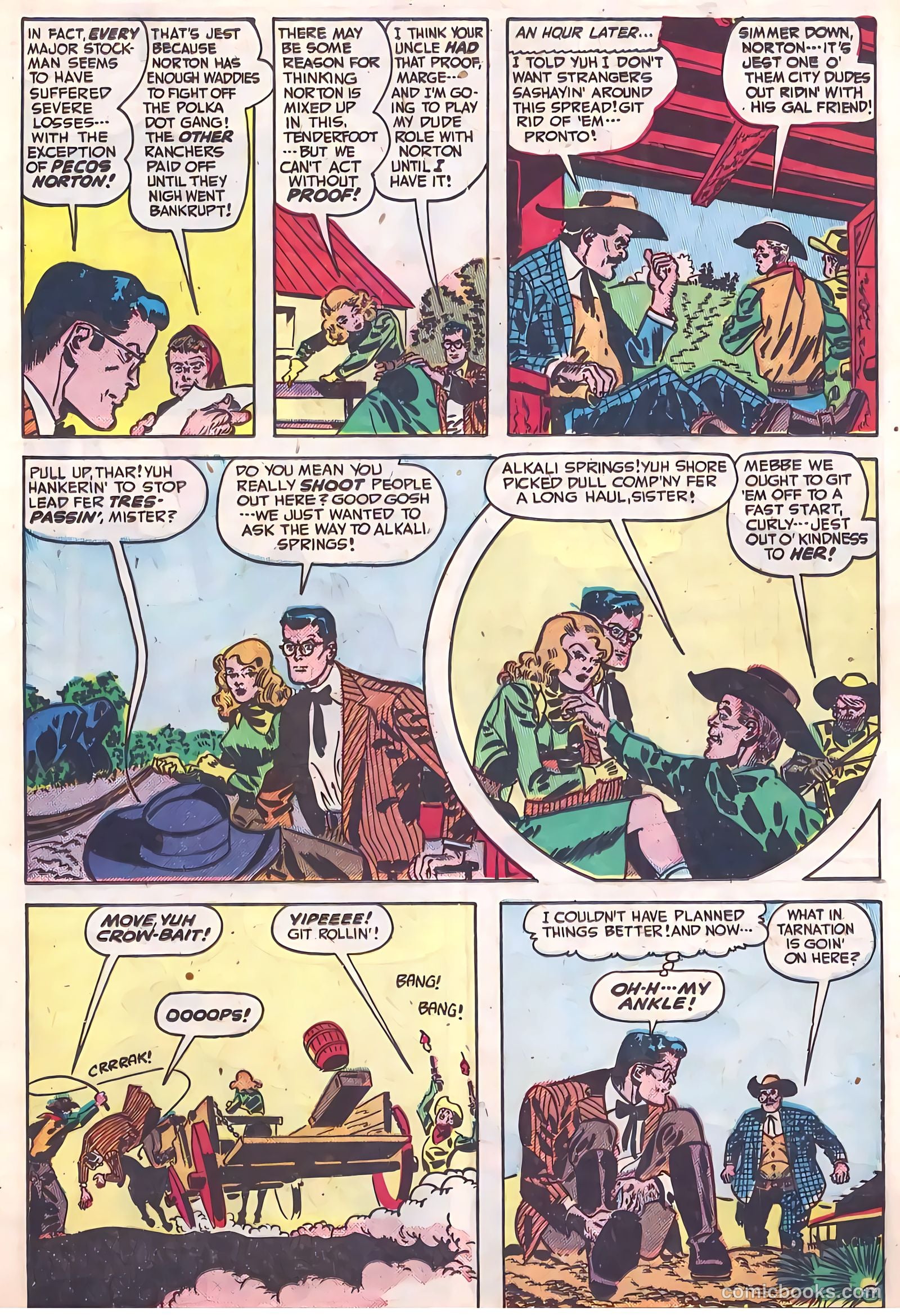Blazing West #4 (1949) — page 37 of 52