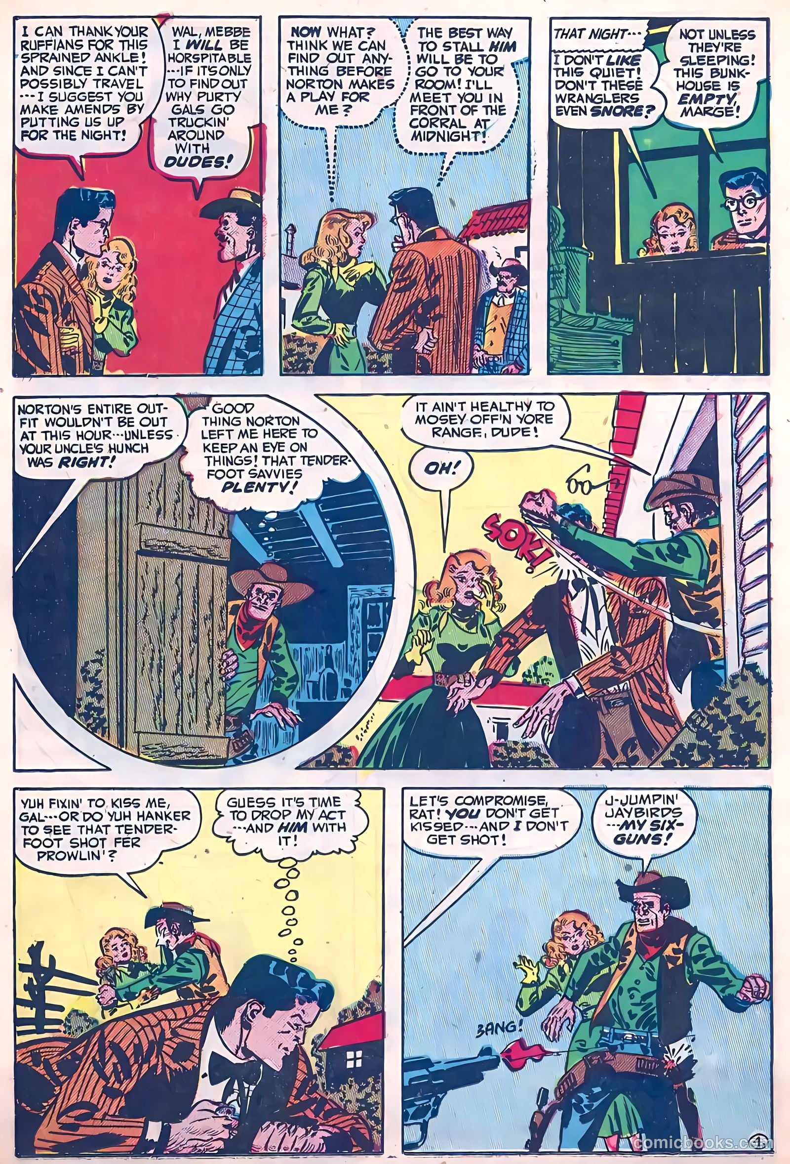 Blazing West #4 (1949) — page 38 of 52