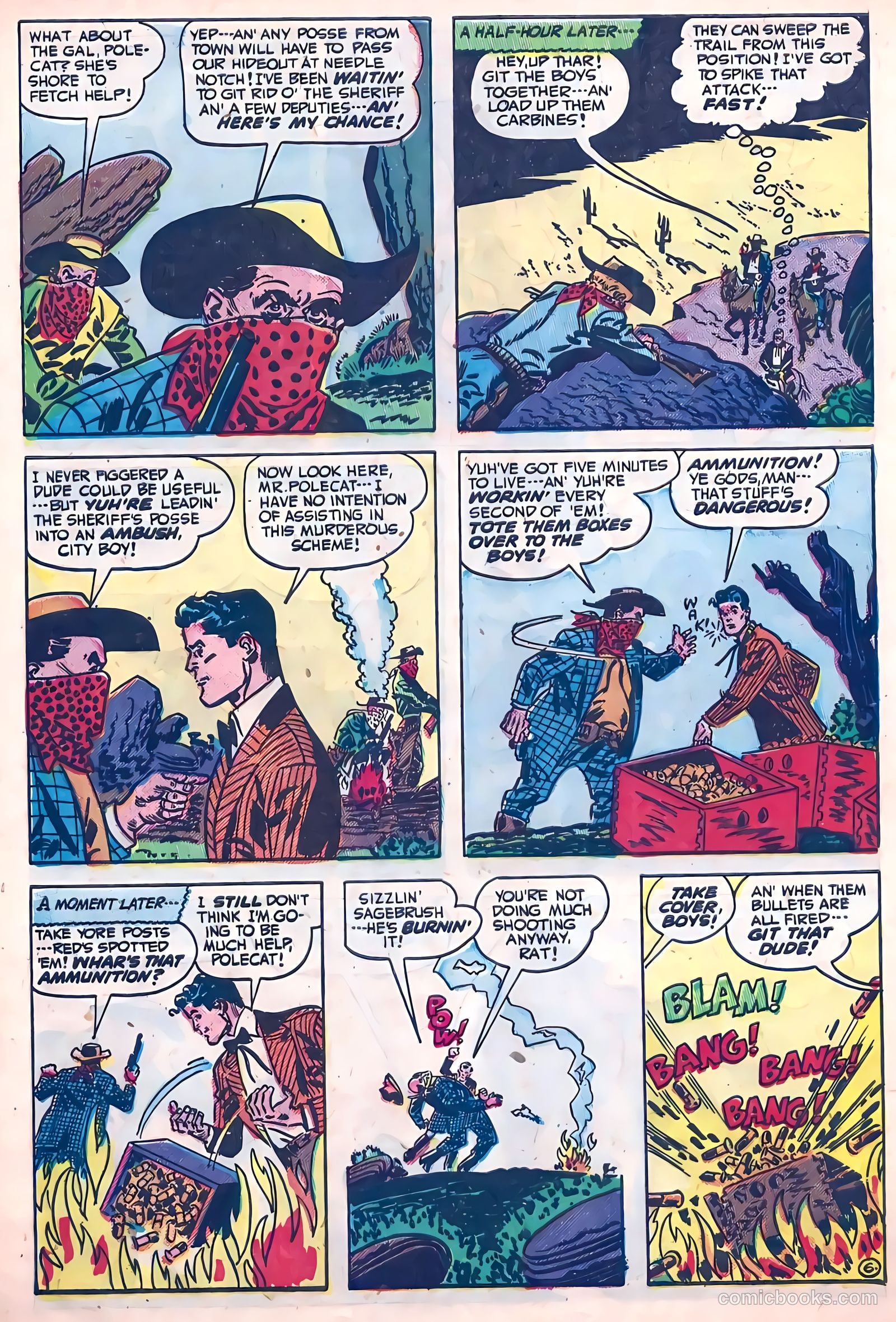 Blazing West #4 (1949) — page 40 of 52