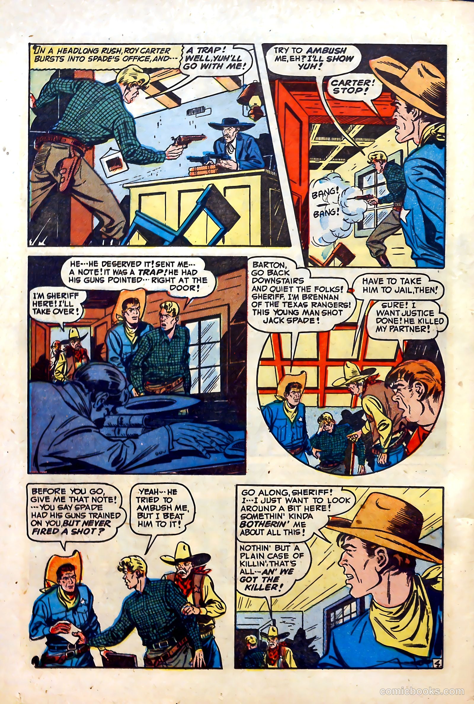 Blazing West #5 (1949) — page 36 of 53
