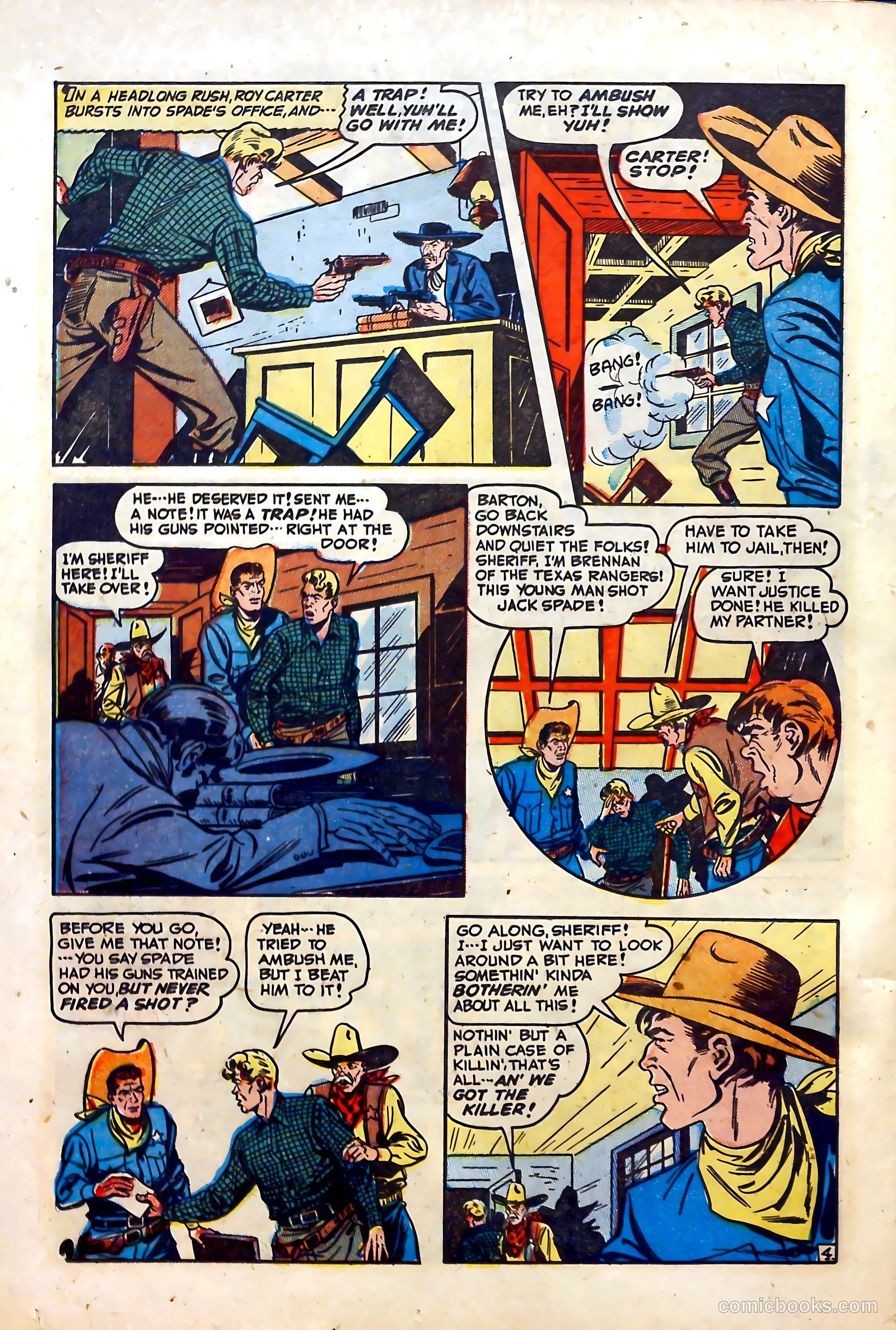 Blazing West #5 (1949) — page 36 of 52