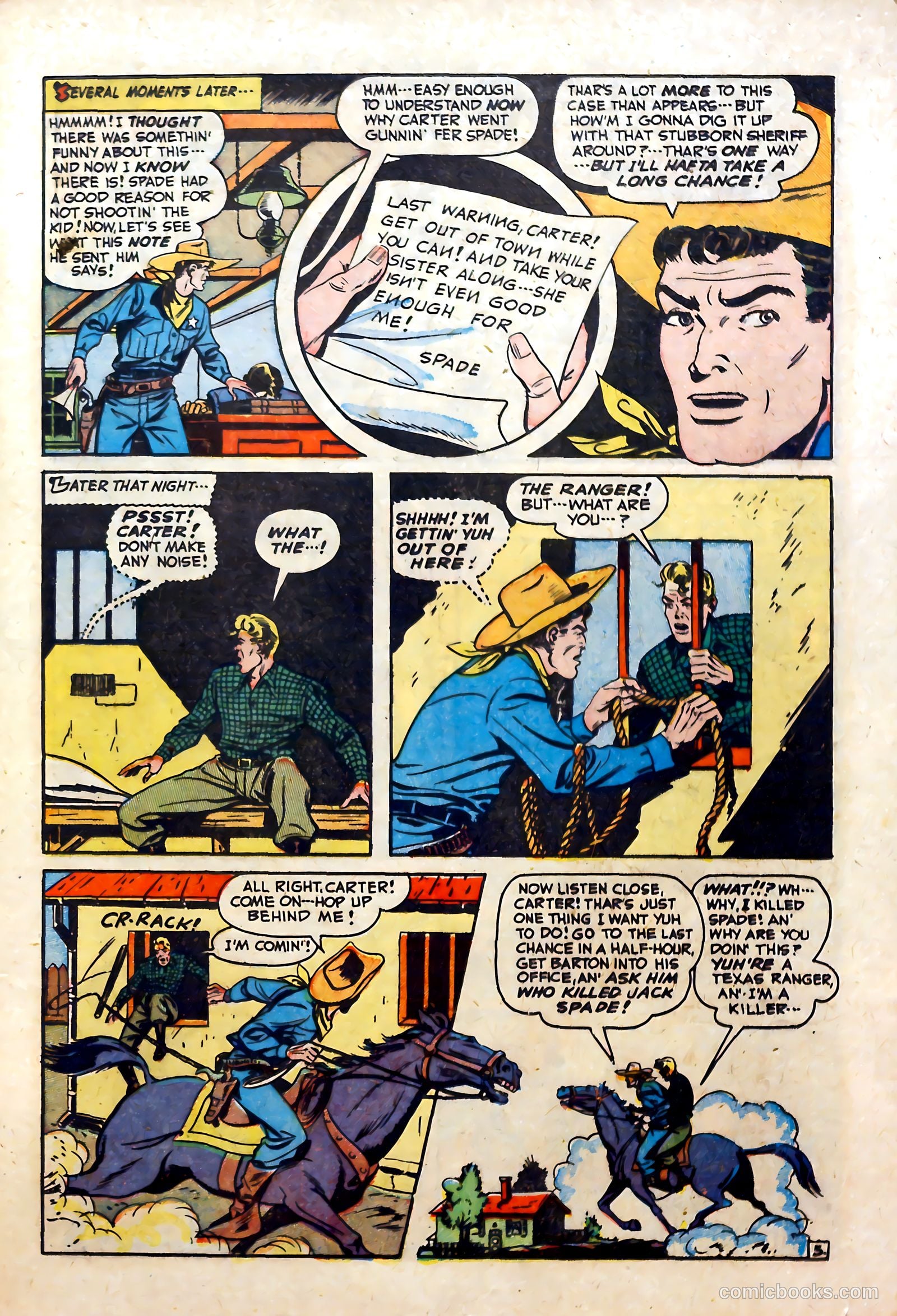Blazing West #5 (1949) — page 37 of 52