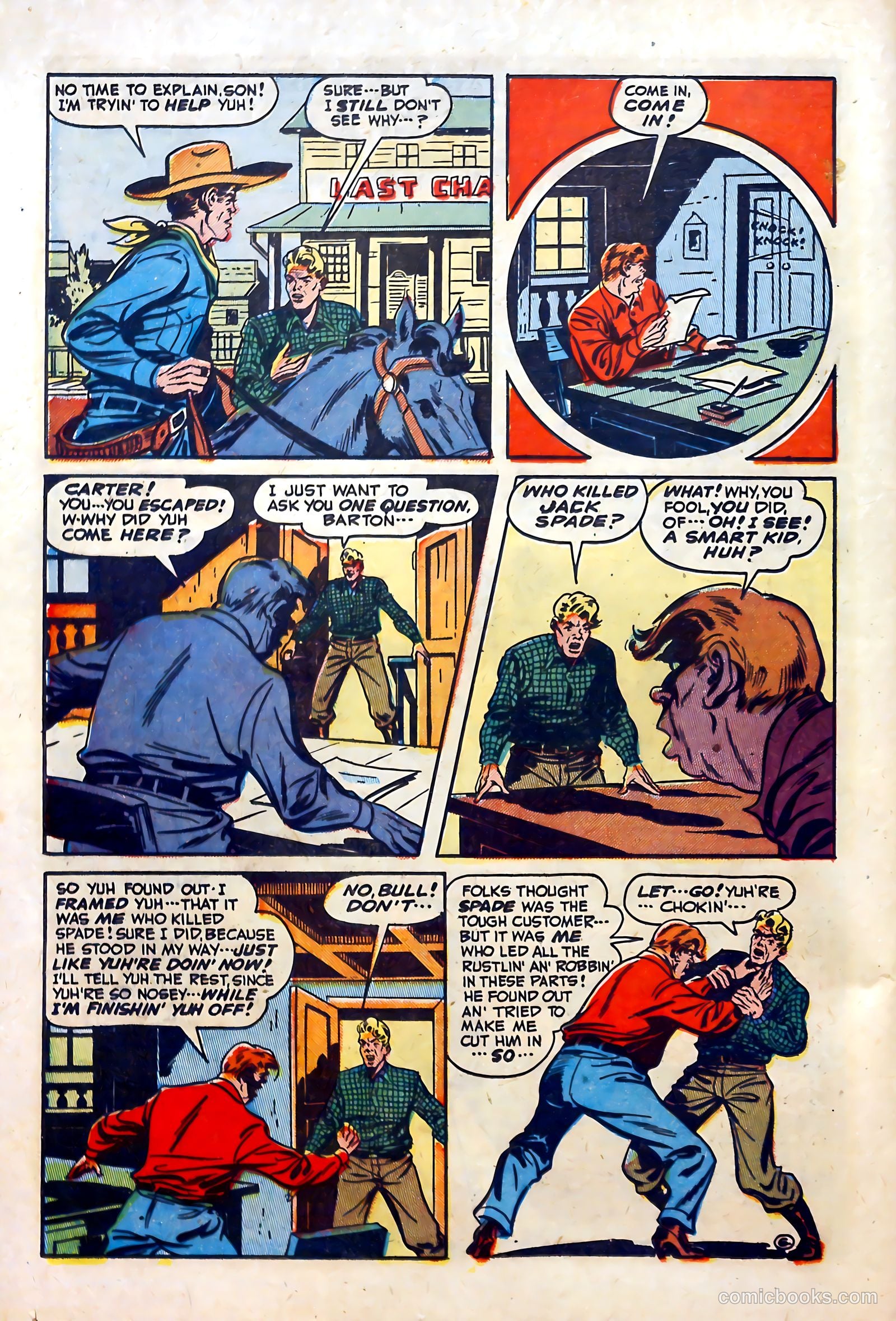 Blazing West #5 (1949) — page 38 of 52