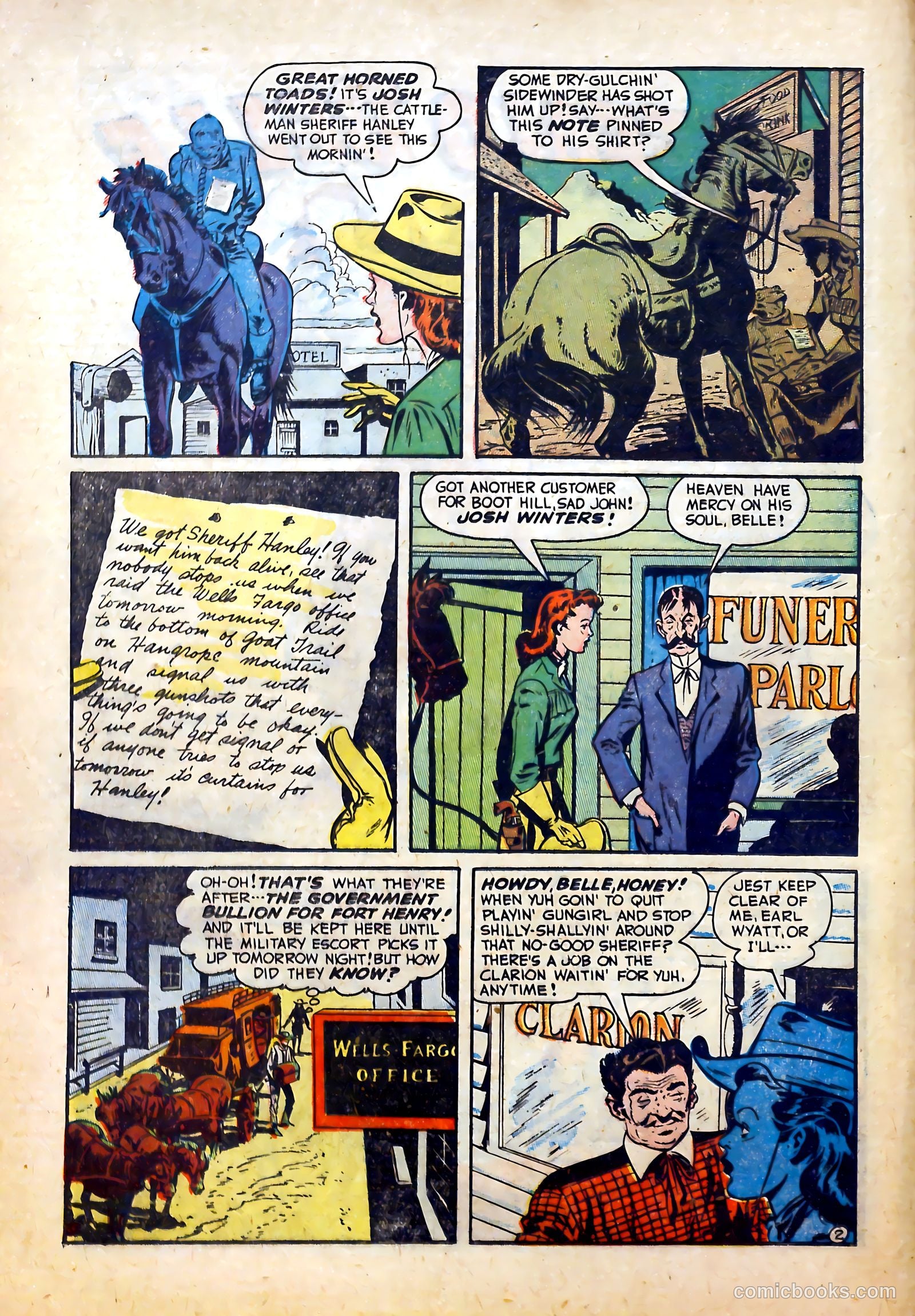 Blazing West #6 (1949) — page 16 of 52