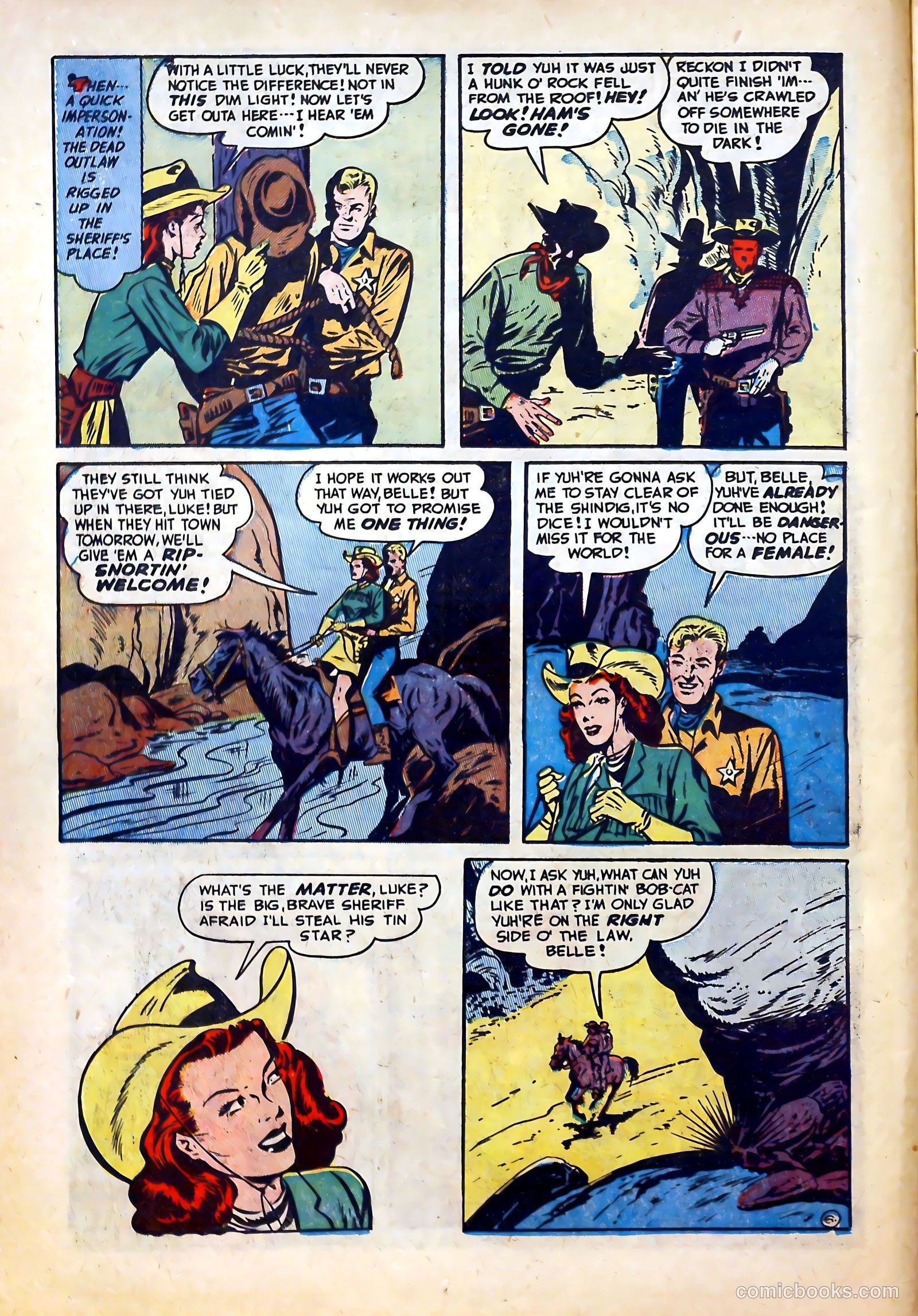 Blazing West #6 (1949) — page 20 of 52