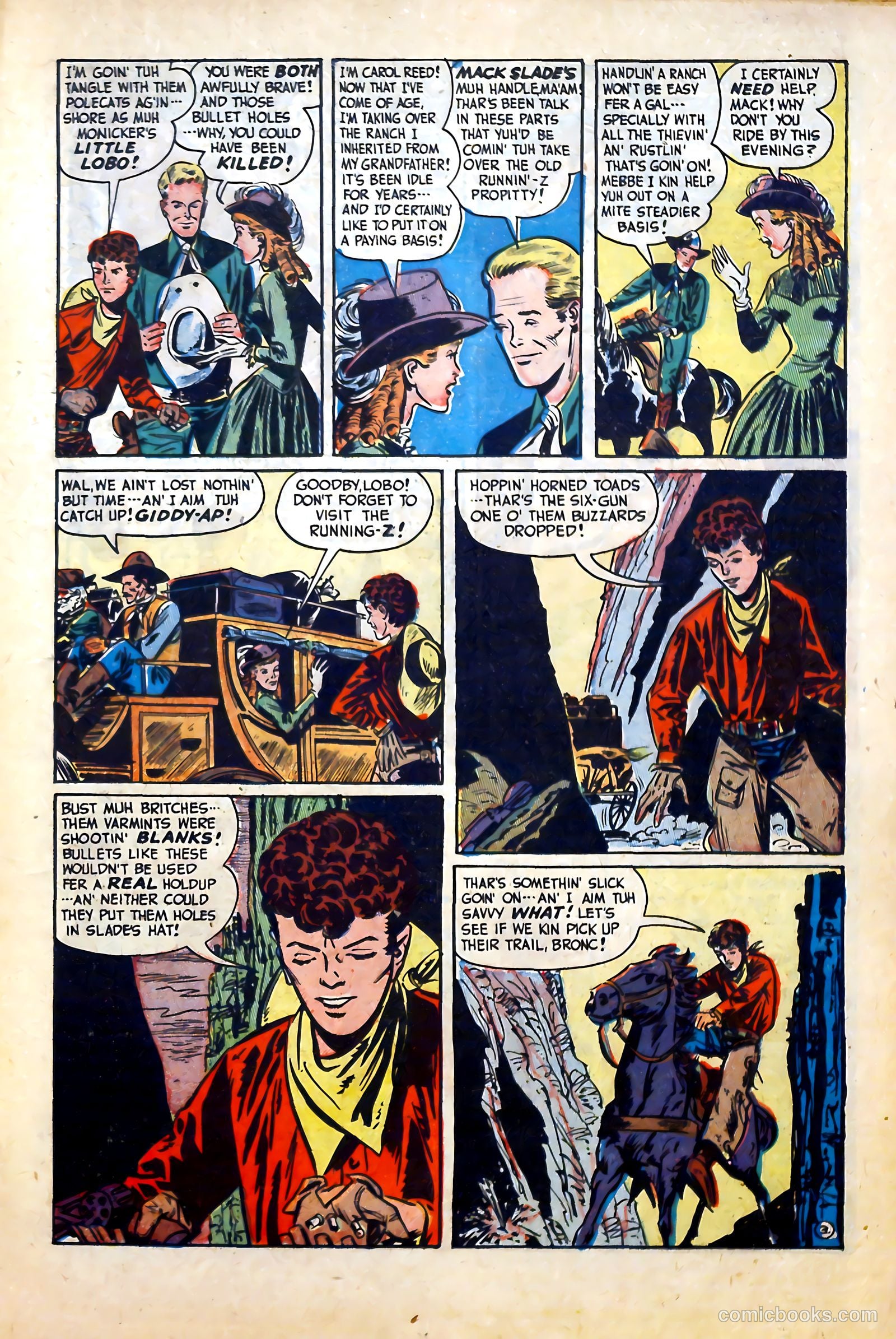 Blazing West #6 (1949) — page 27 of 52