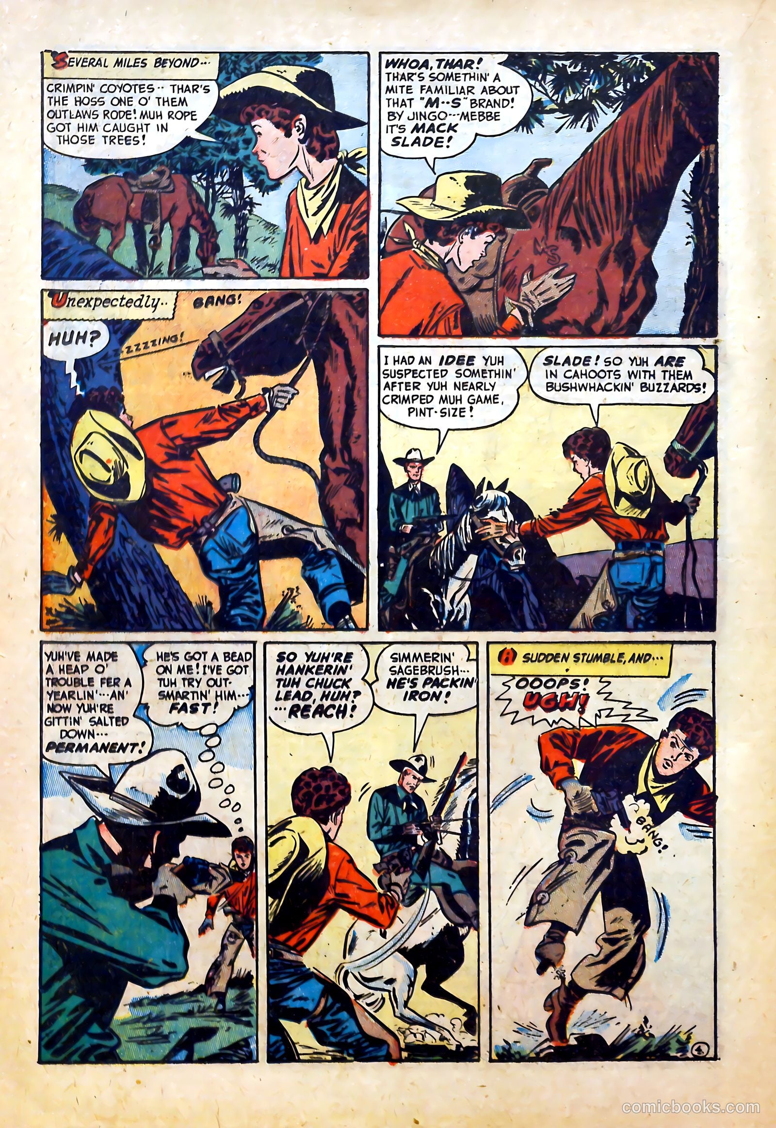 Blazing West #6 (1949) — page 28 of 52