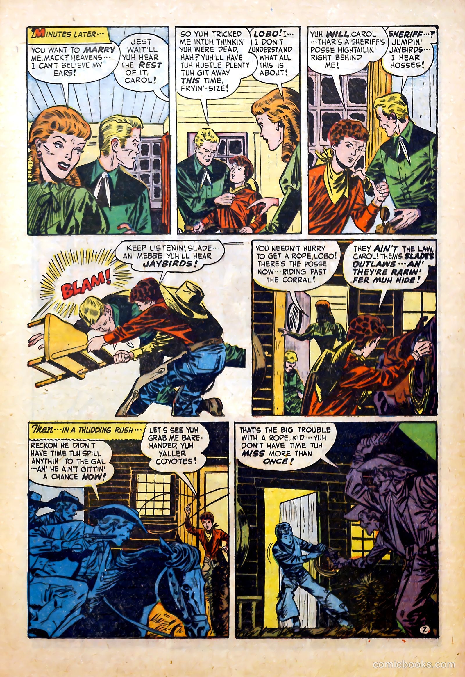 Blazing West #6 (1949) — page 31 of 52