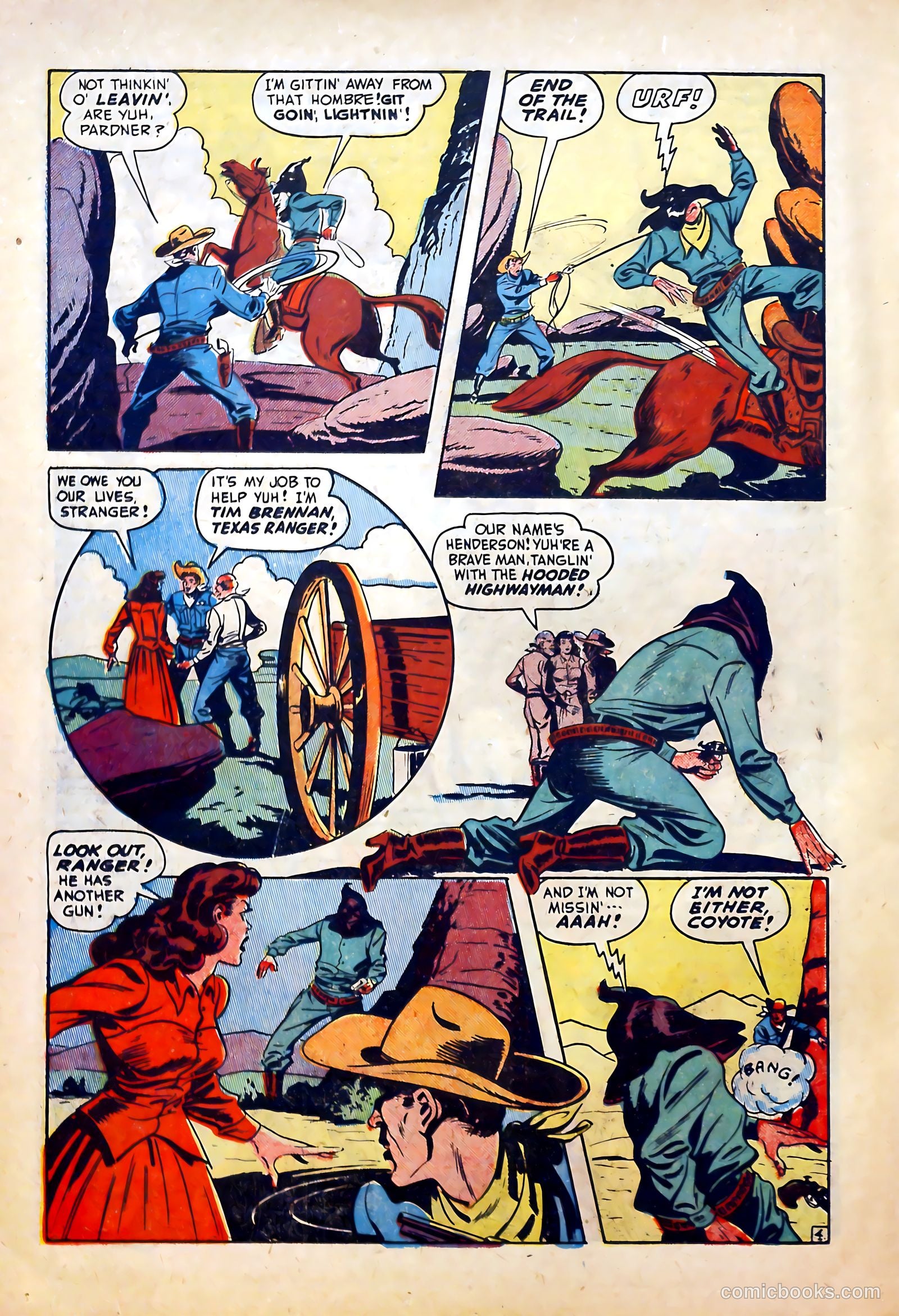 Blazing West #6 (1949) — page 38 of 52