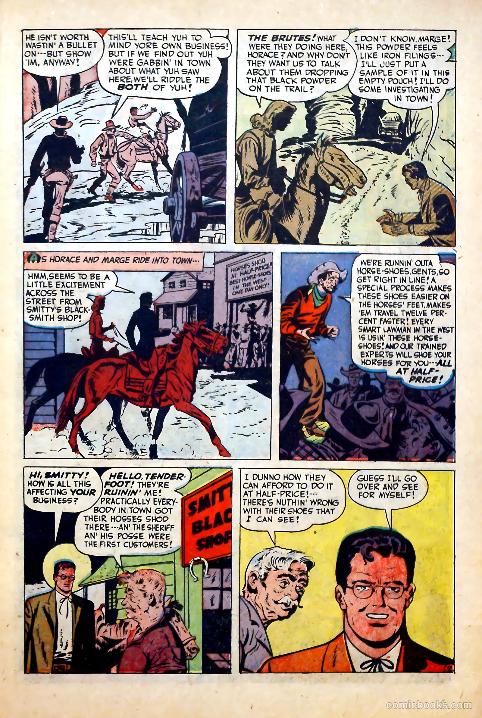 Blazing West #6 (1949) — page 45 of 52