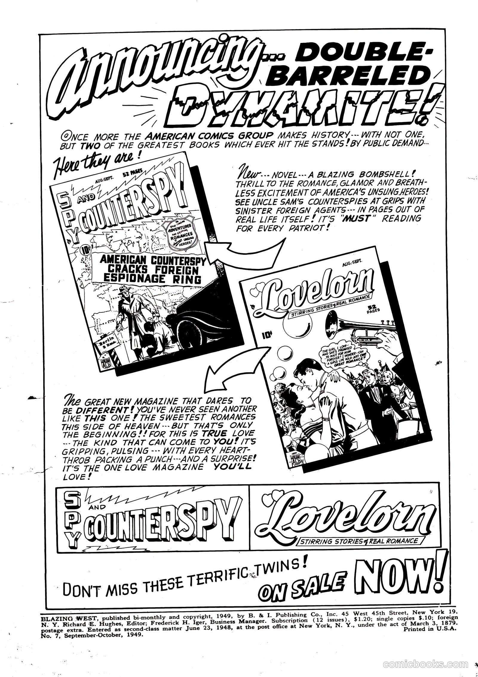 Blazing West #7 (1949) — page 2 of 52