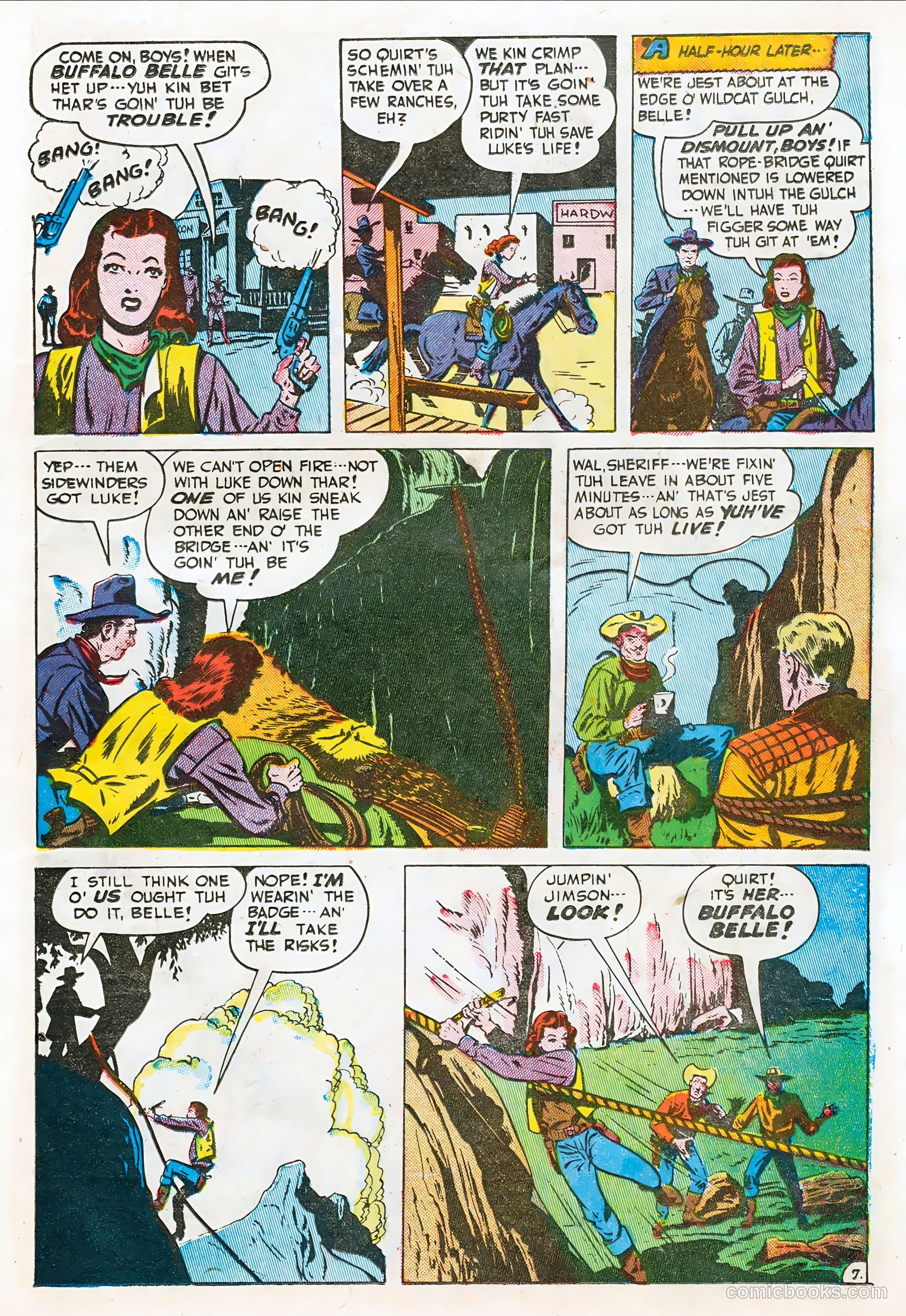 Blazing West #7 (1949) — page 21 of 52