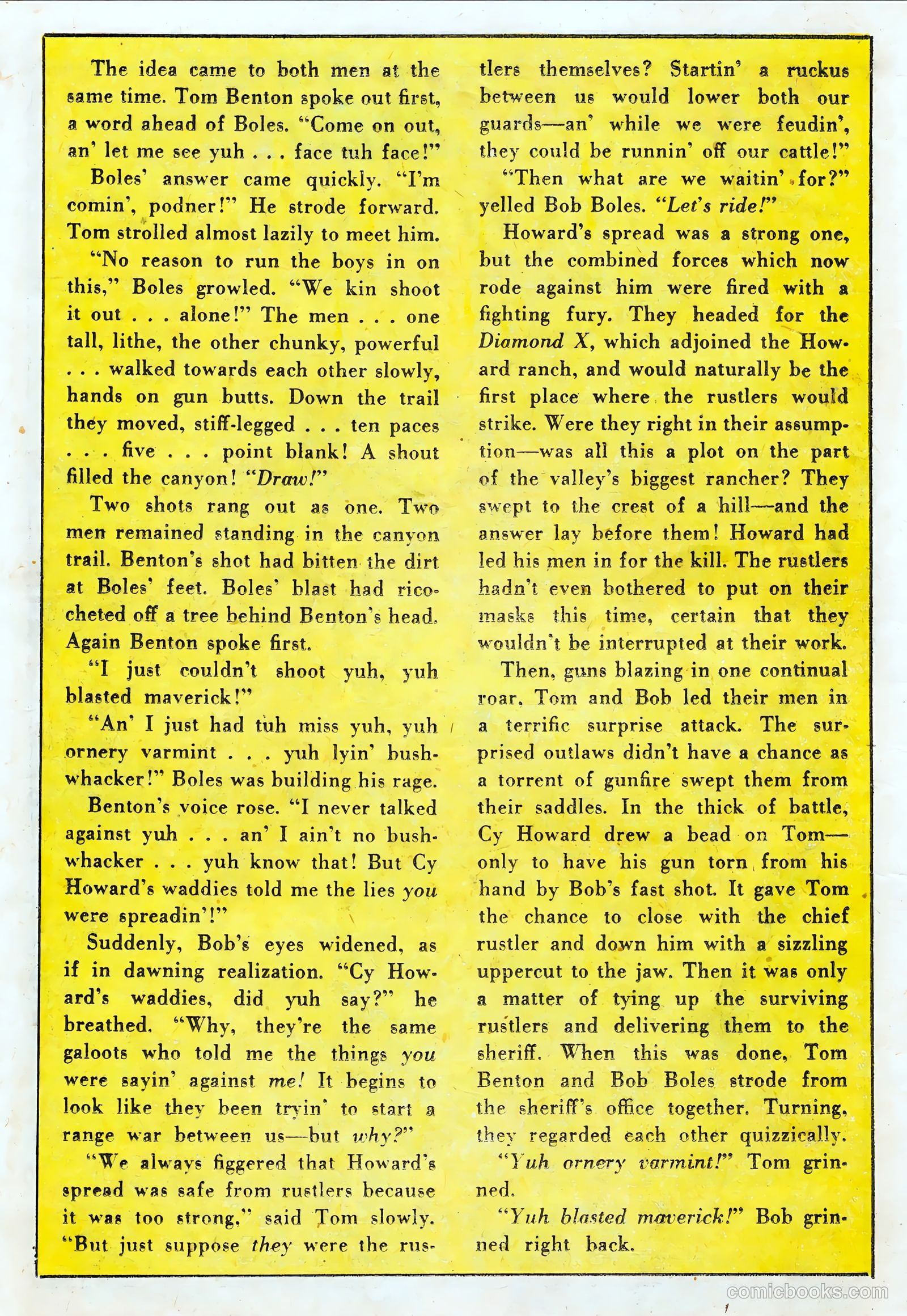 Blazing West #7 (1949) — page 34 of 52