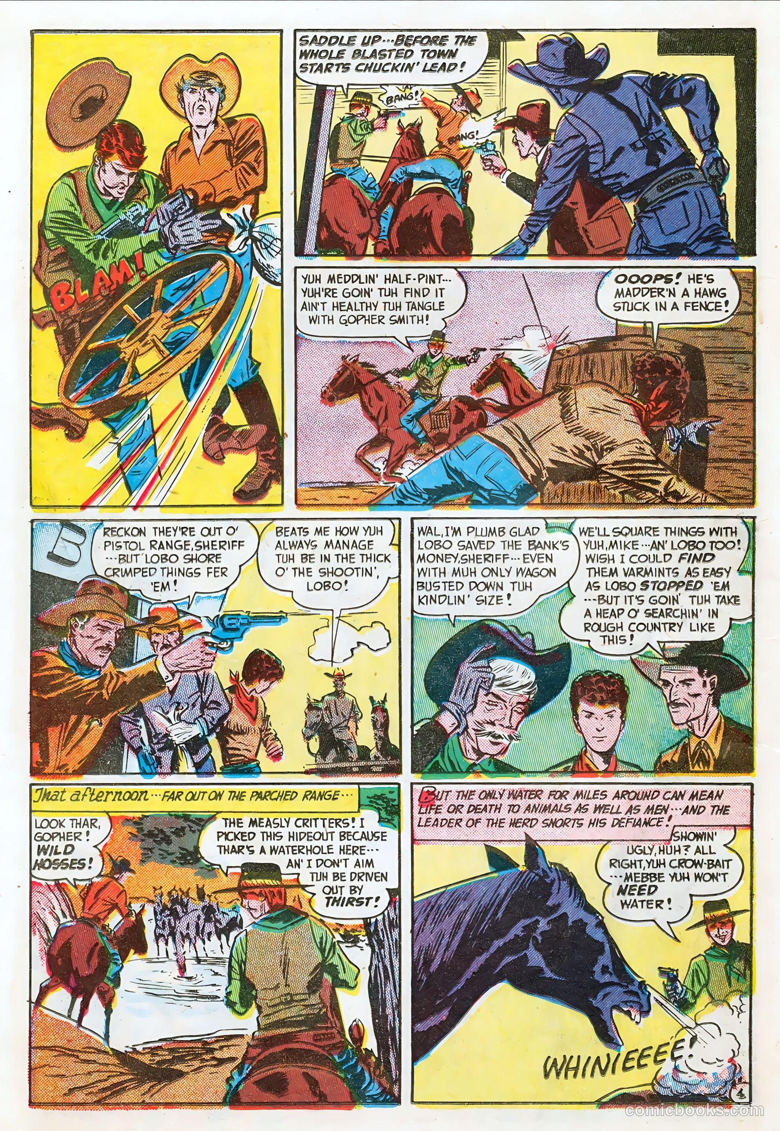 Blazing West #7 (1949) — page 38 of 52