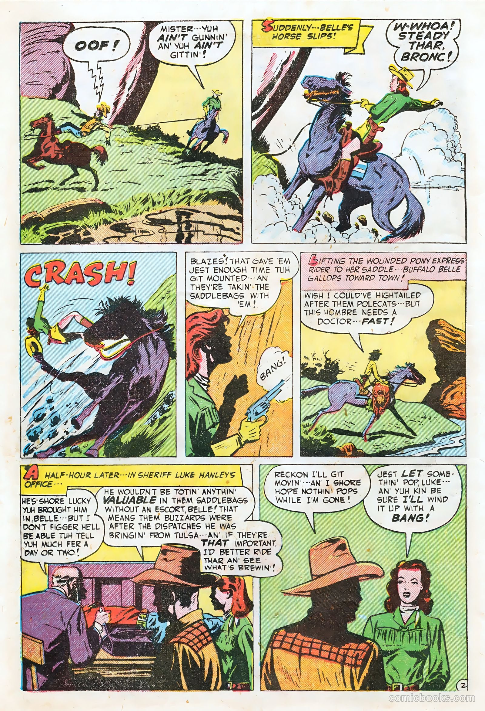 Blazing West #7 (1949) — page 16 of 52