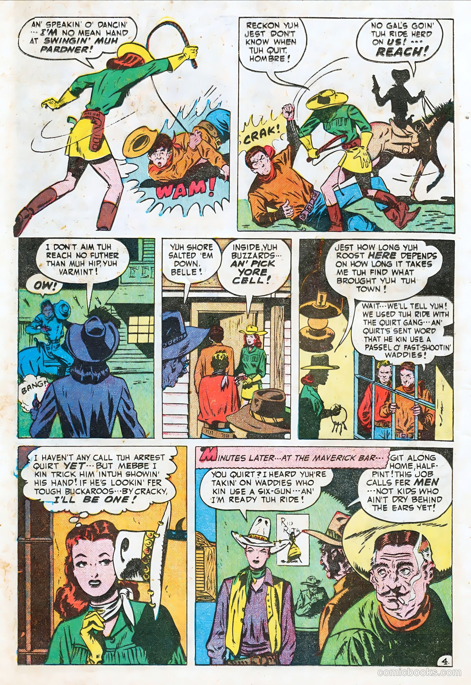 Blazing West #7 (1949) — page 18 of 52
