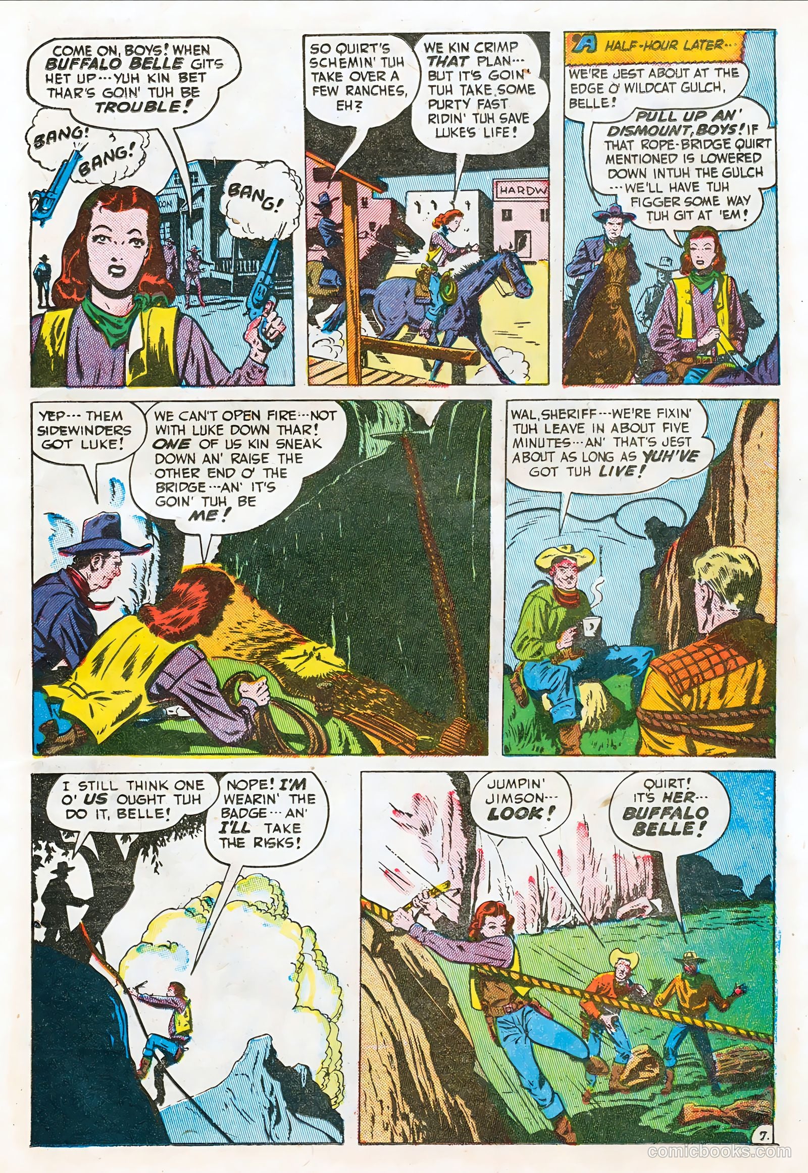 Blazing West #7 (1949) — page 21 of 52
