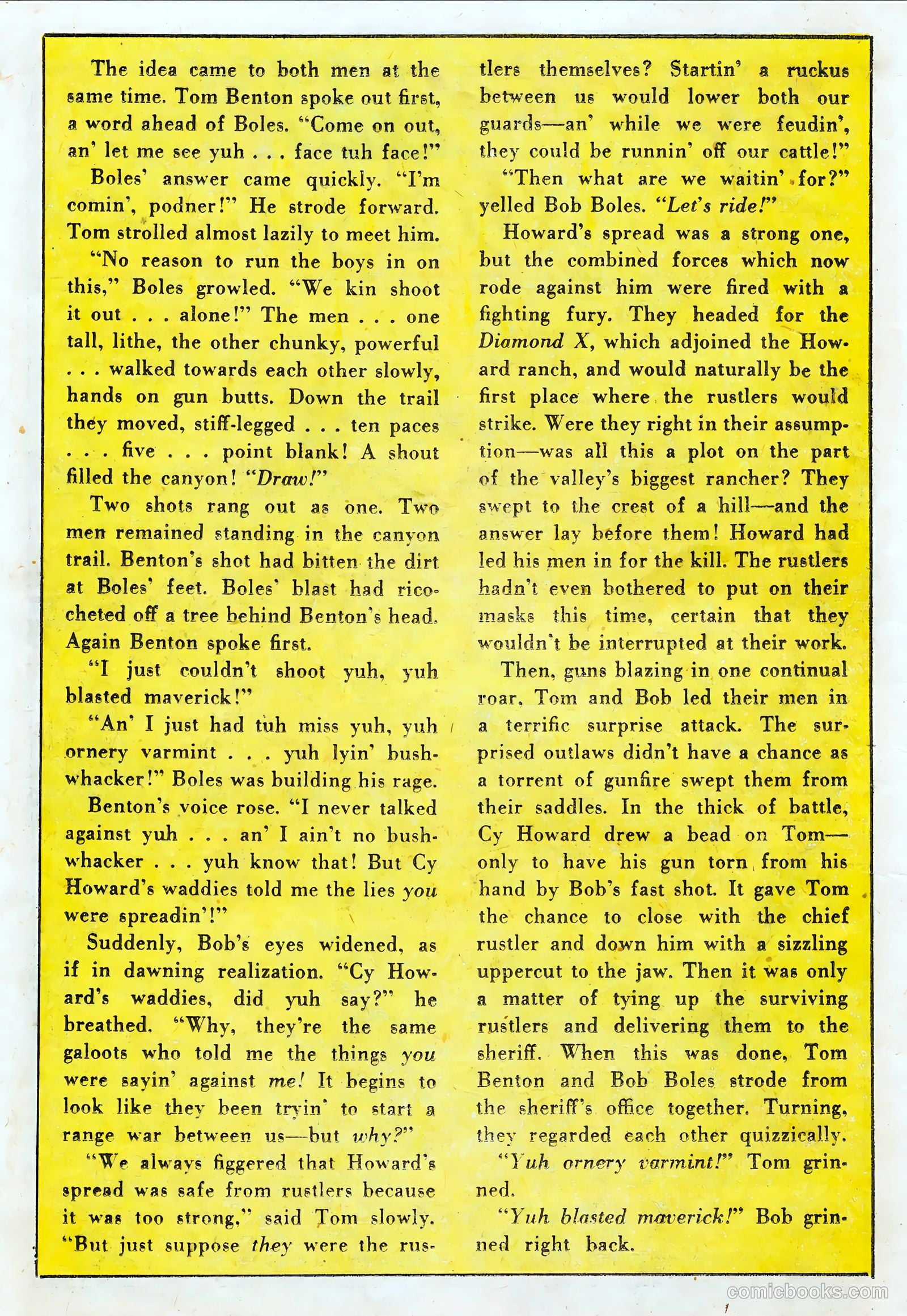 Blazing West #7 (1949) — page 34 of 52