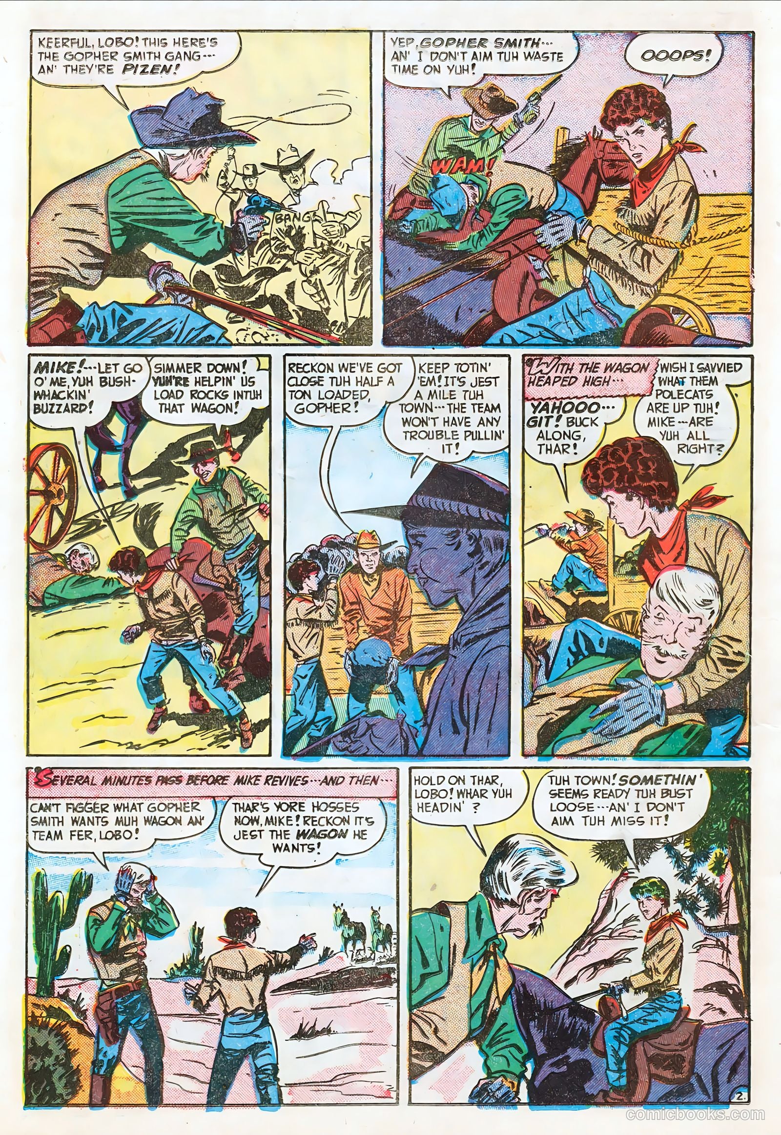 Blazing West #7 (1949) — page 36 of 52