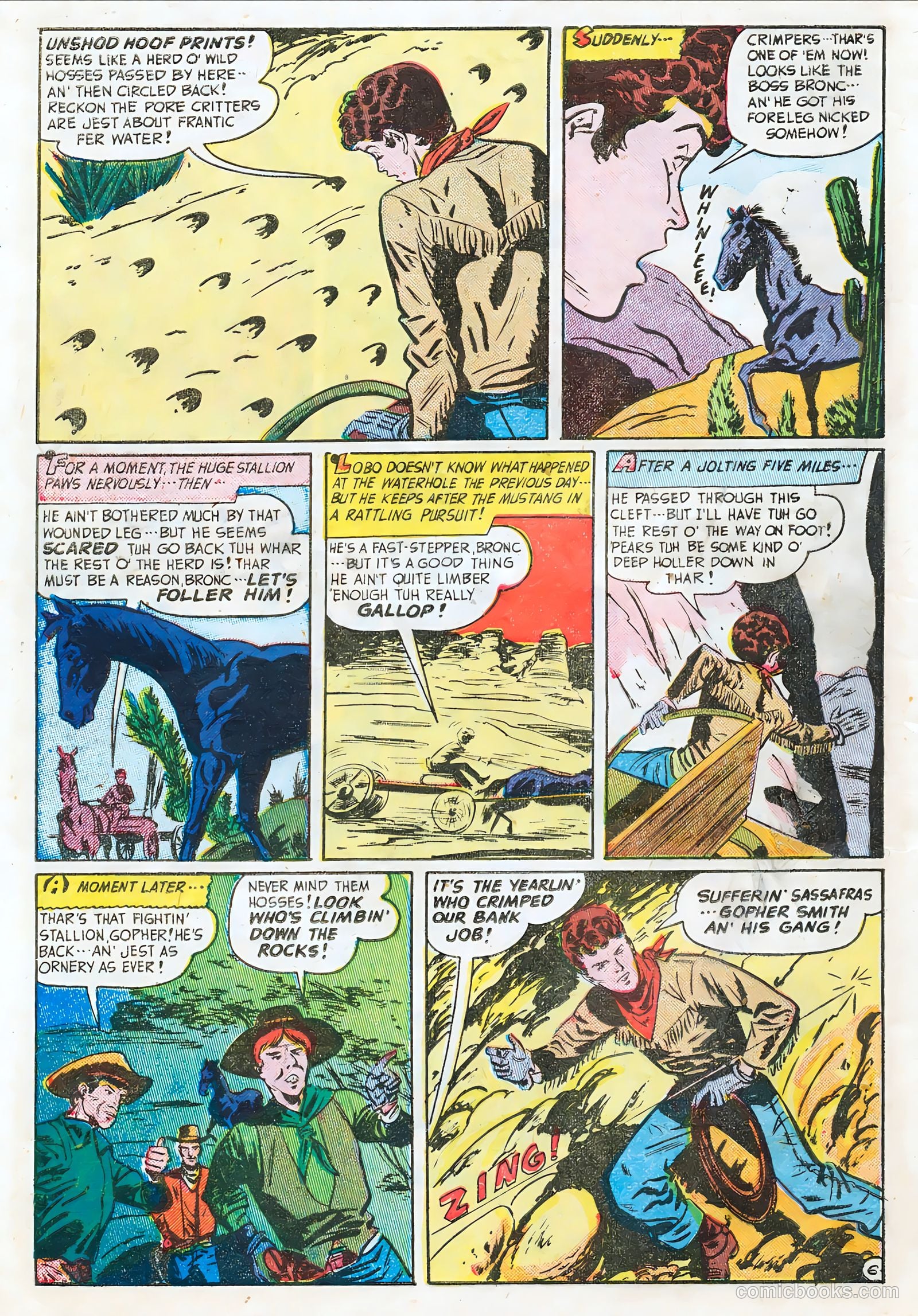 Blazing West #7 (1949) — page 40 of 52