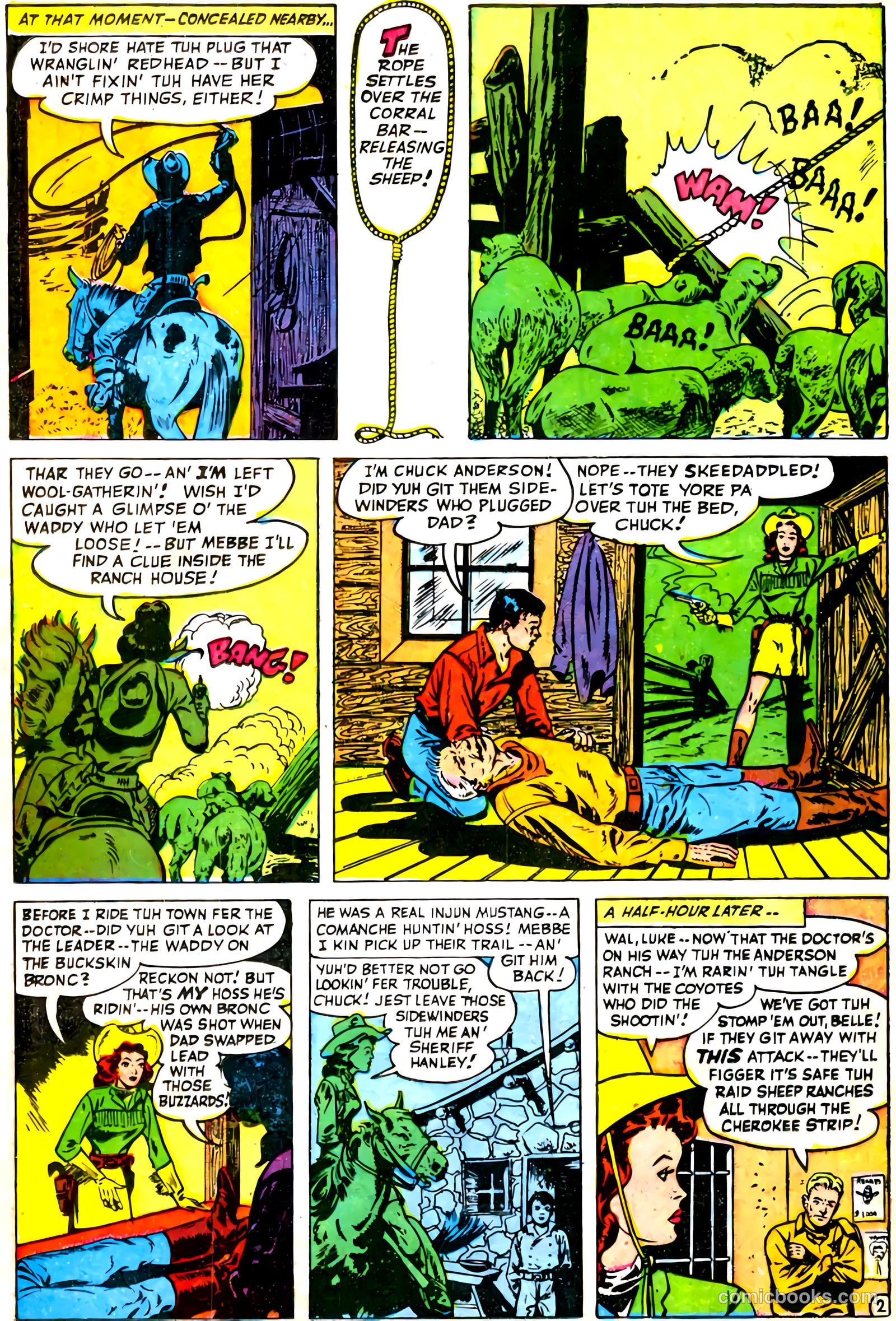 Blazing West #8 (1949) — page 18 of 52