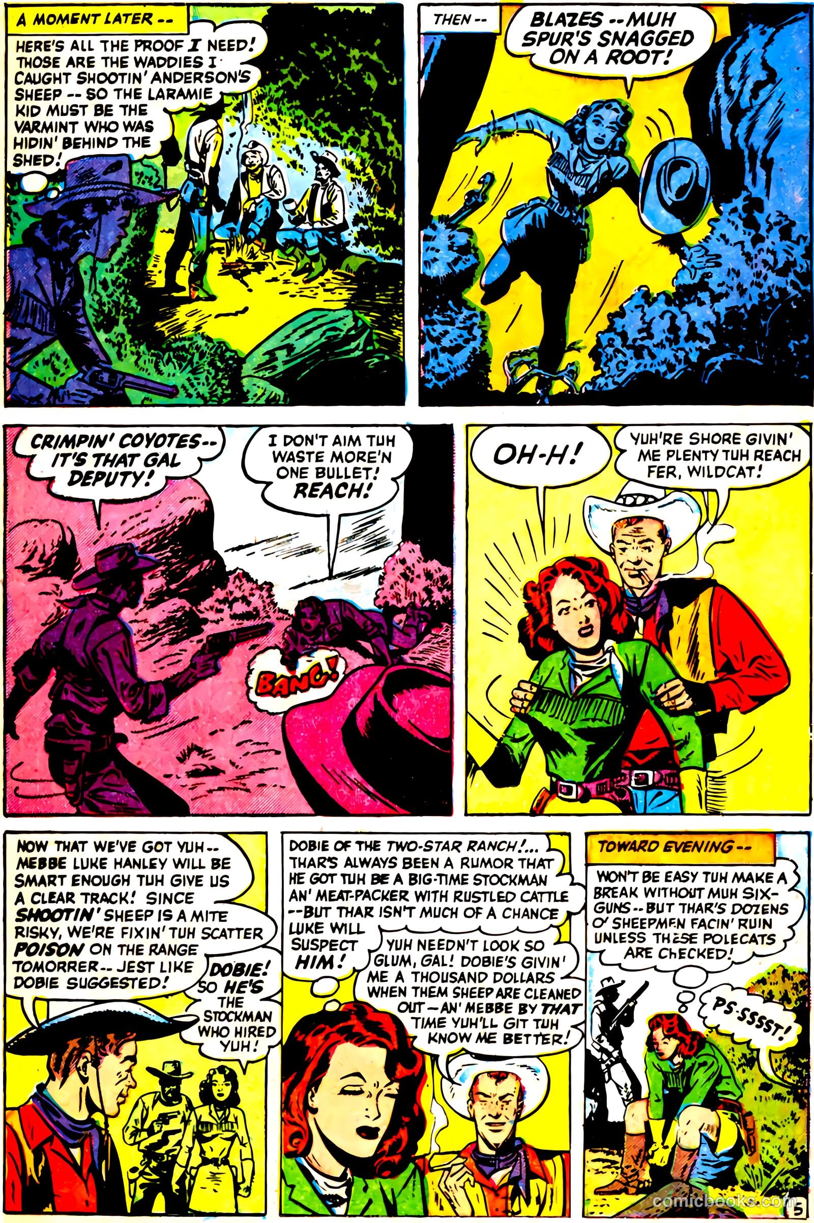 Blazing West #8 (1949) — page 21 of 52