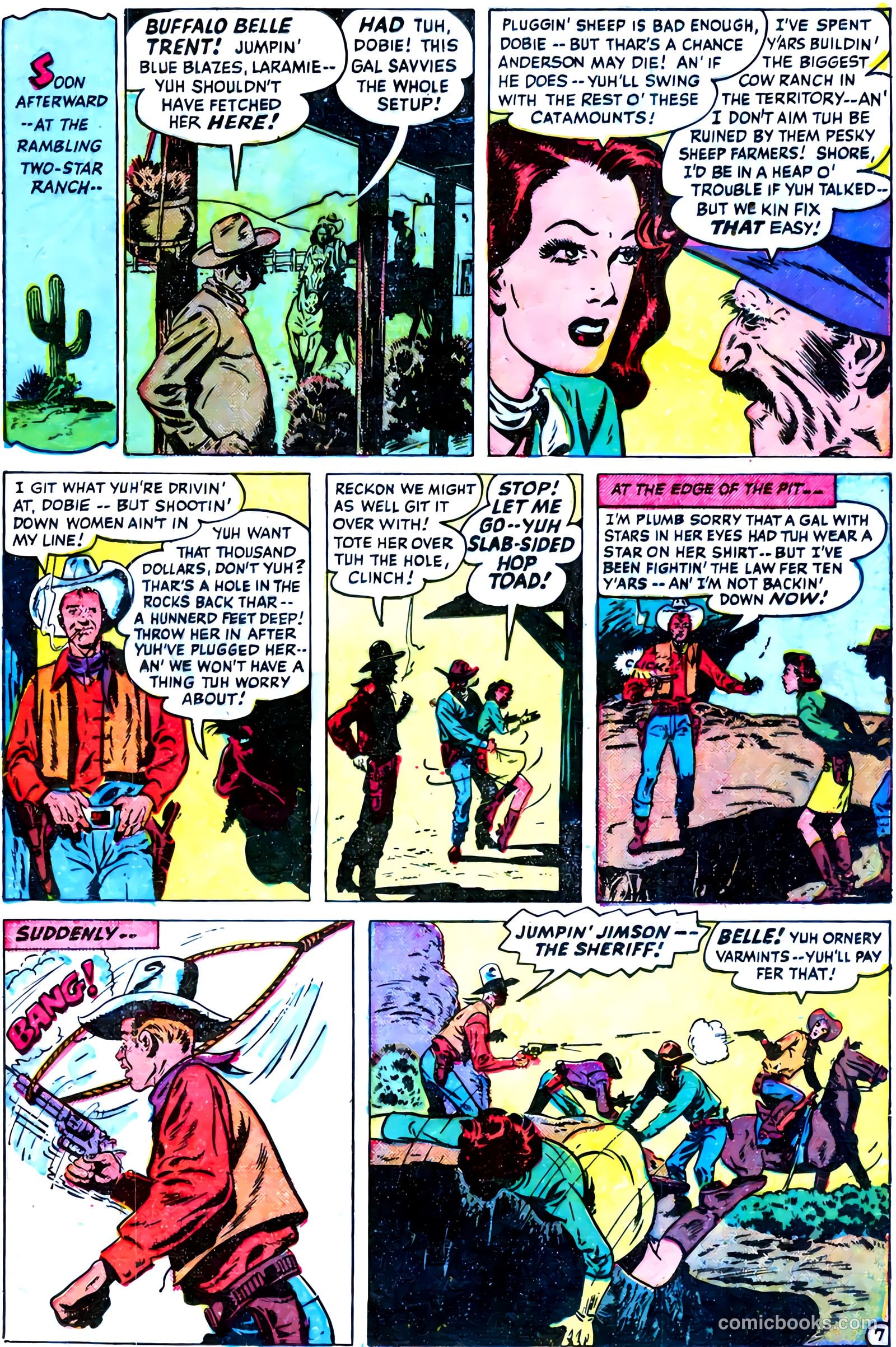 Blazing West #8 (1949) — page 23 of 52