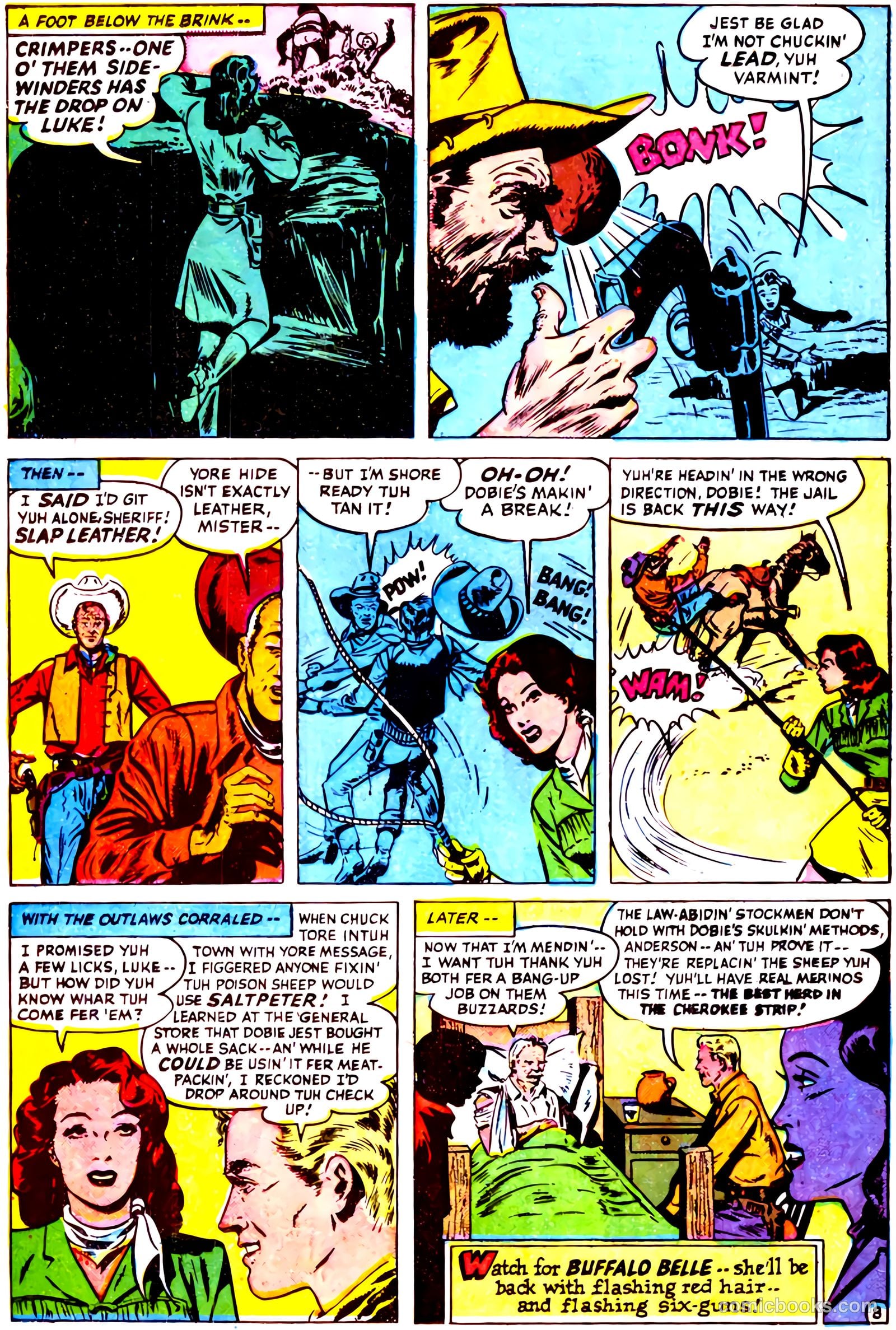 Blazing West #8 (1949) — page 24 of 52