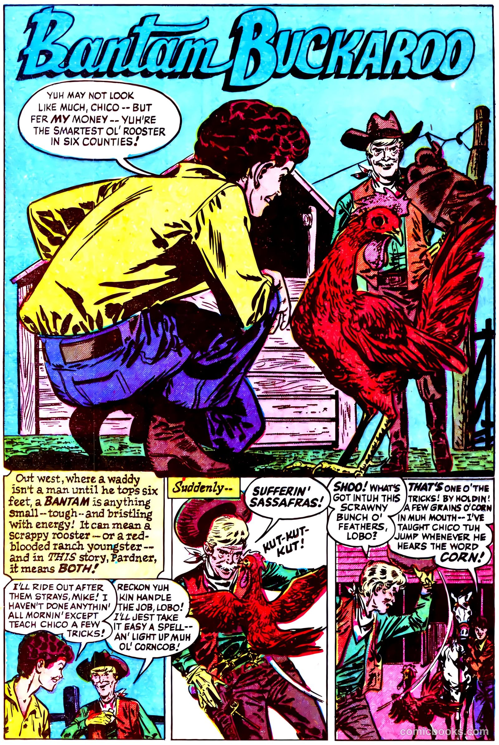 Blazing West #8 (1949) — page 25 of 52