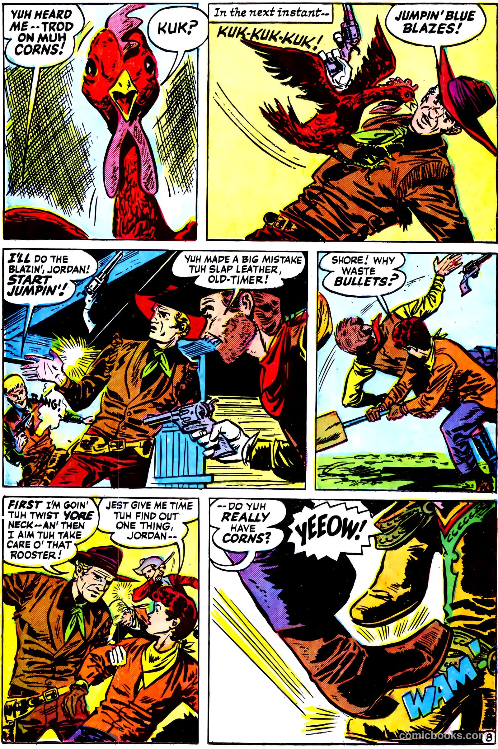 Blazing West #8 (1949) — page 32 of 52