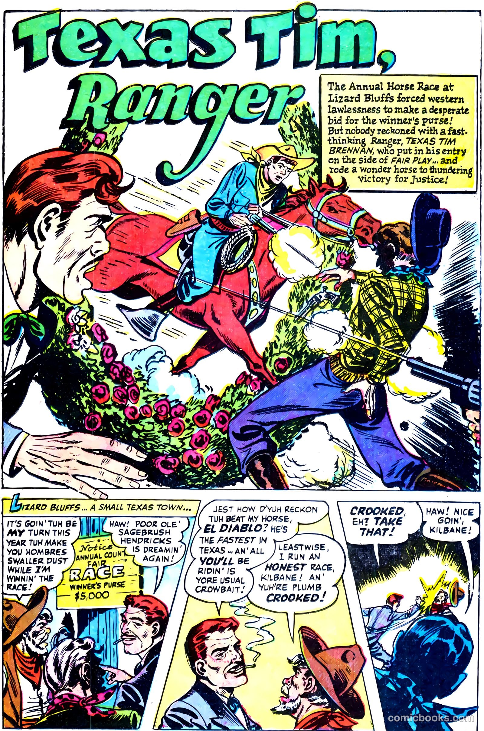 Blazing West #8 (1949) — page 35 of 52