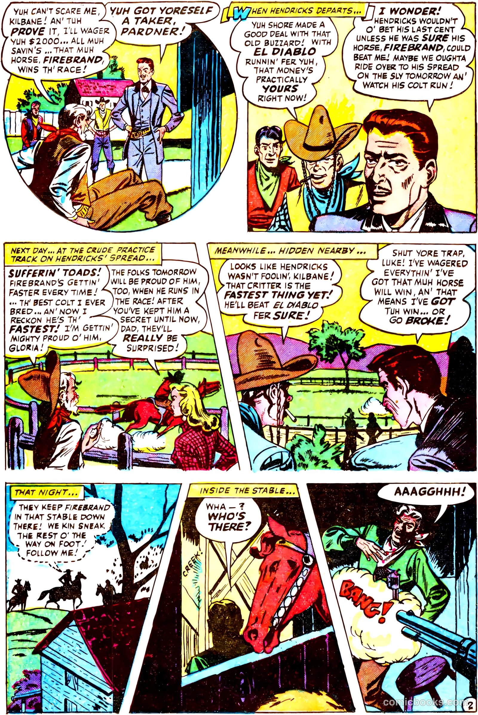 Blazing West #8 (1949) — page 36 of 52