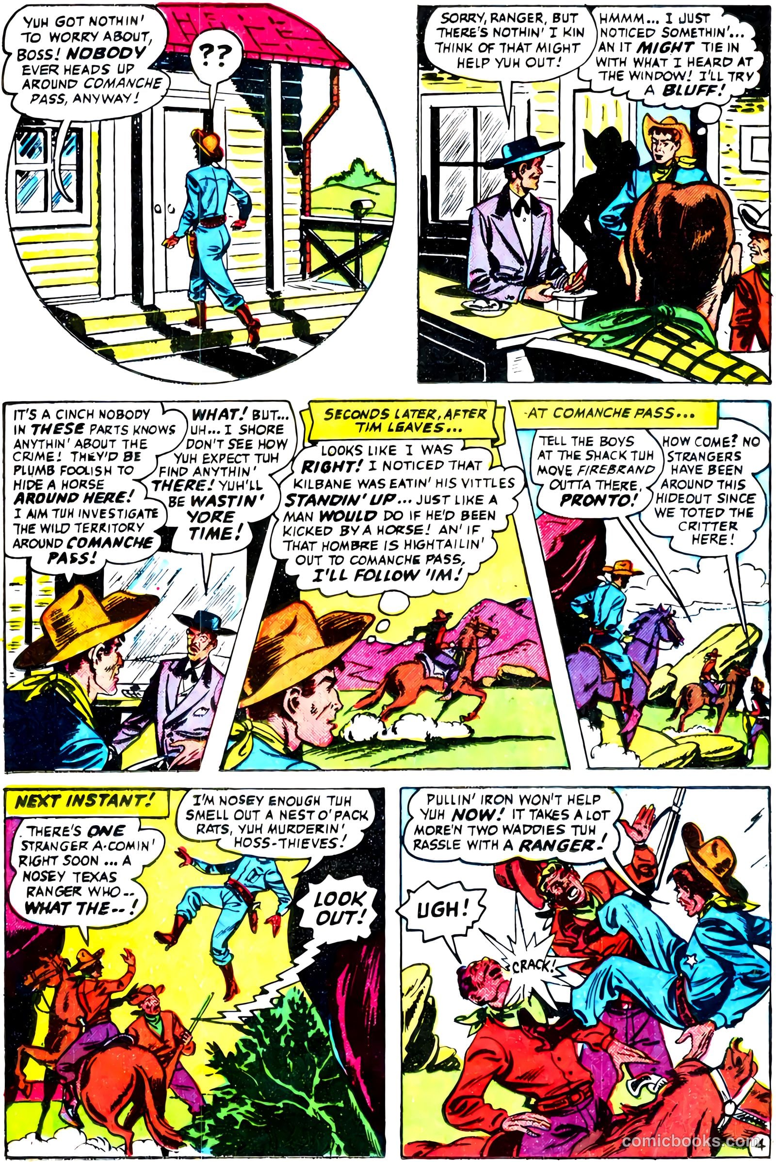 Blazing West #8 (1949) — page 38 of 52