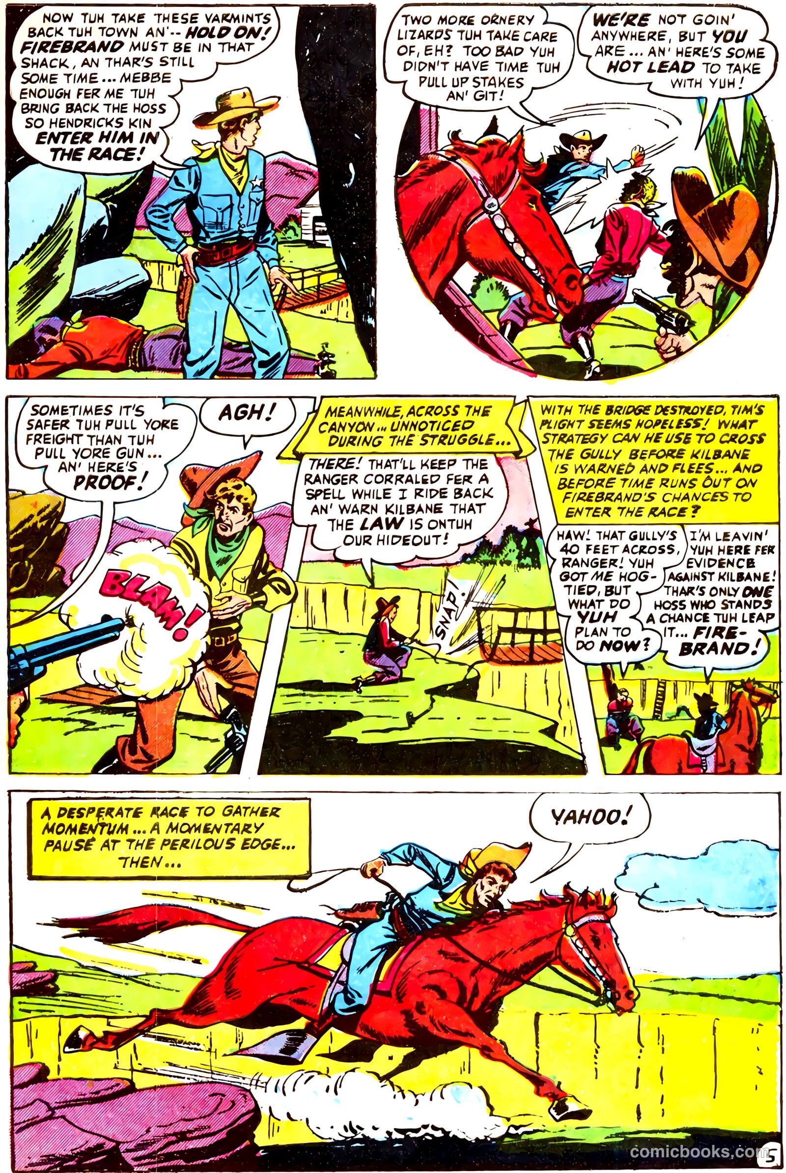 Blazing West #8 (1949) — page 39 of 52