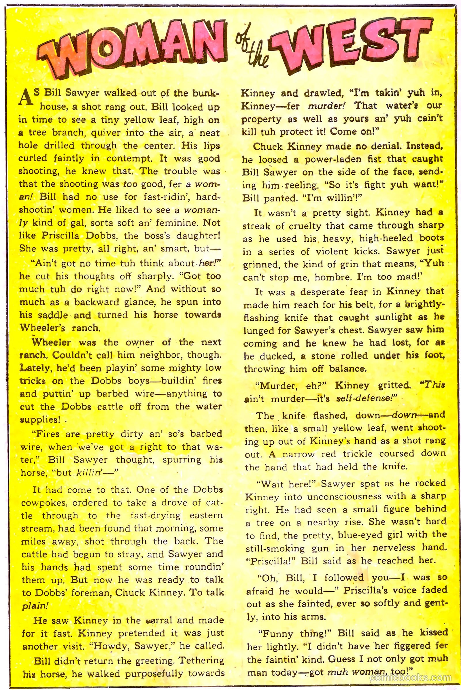 Blazing West #8 (1949) — page 42 of 52