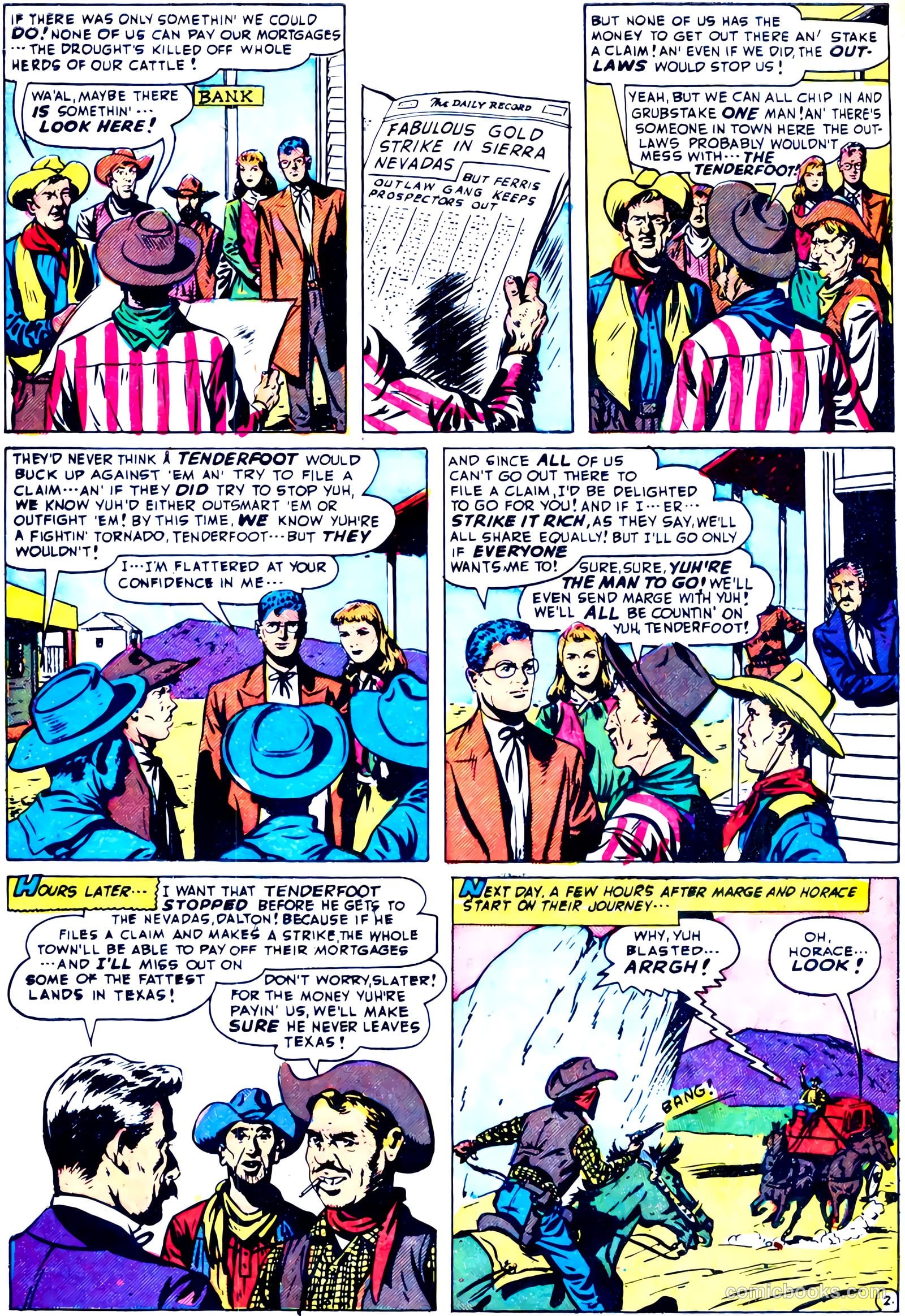 Blazing West #8 (1949) — page 44 of 52