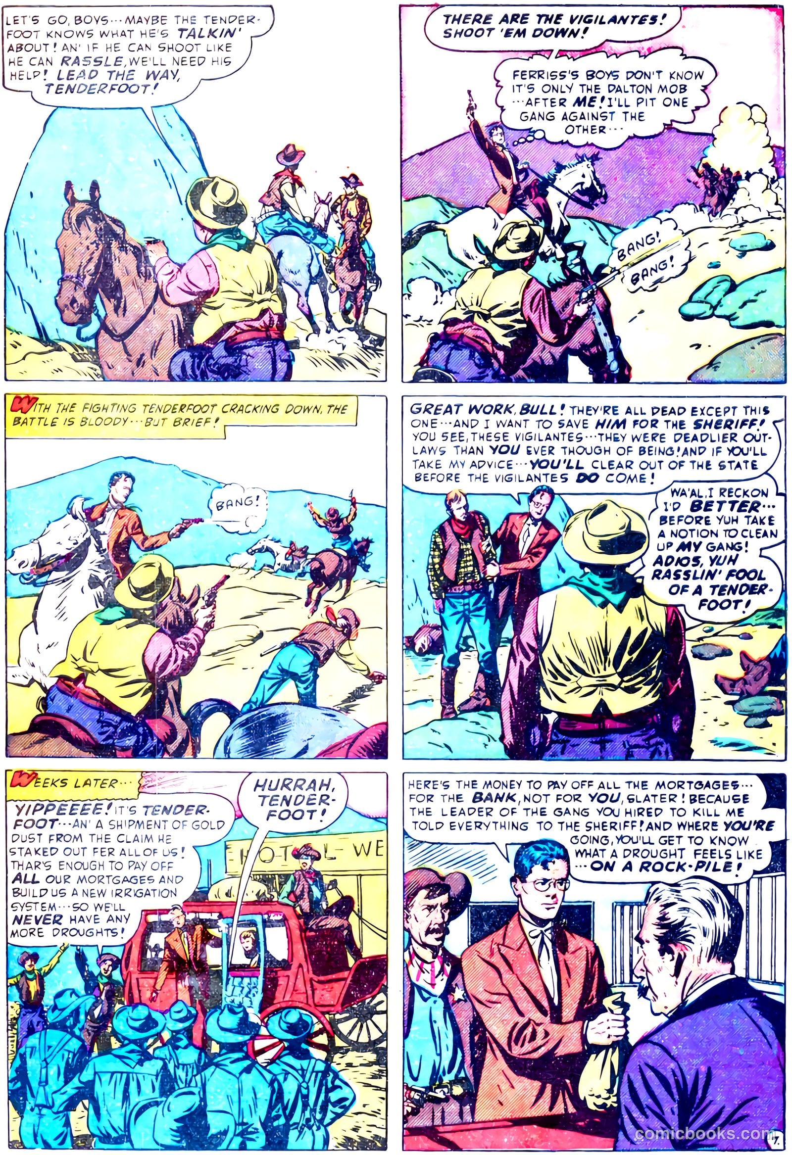 Blazing West #8 (1949) — page 49 of 52