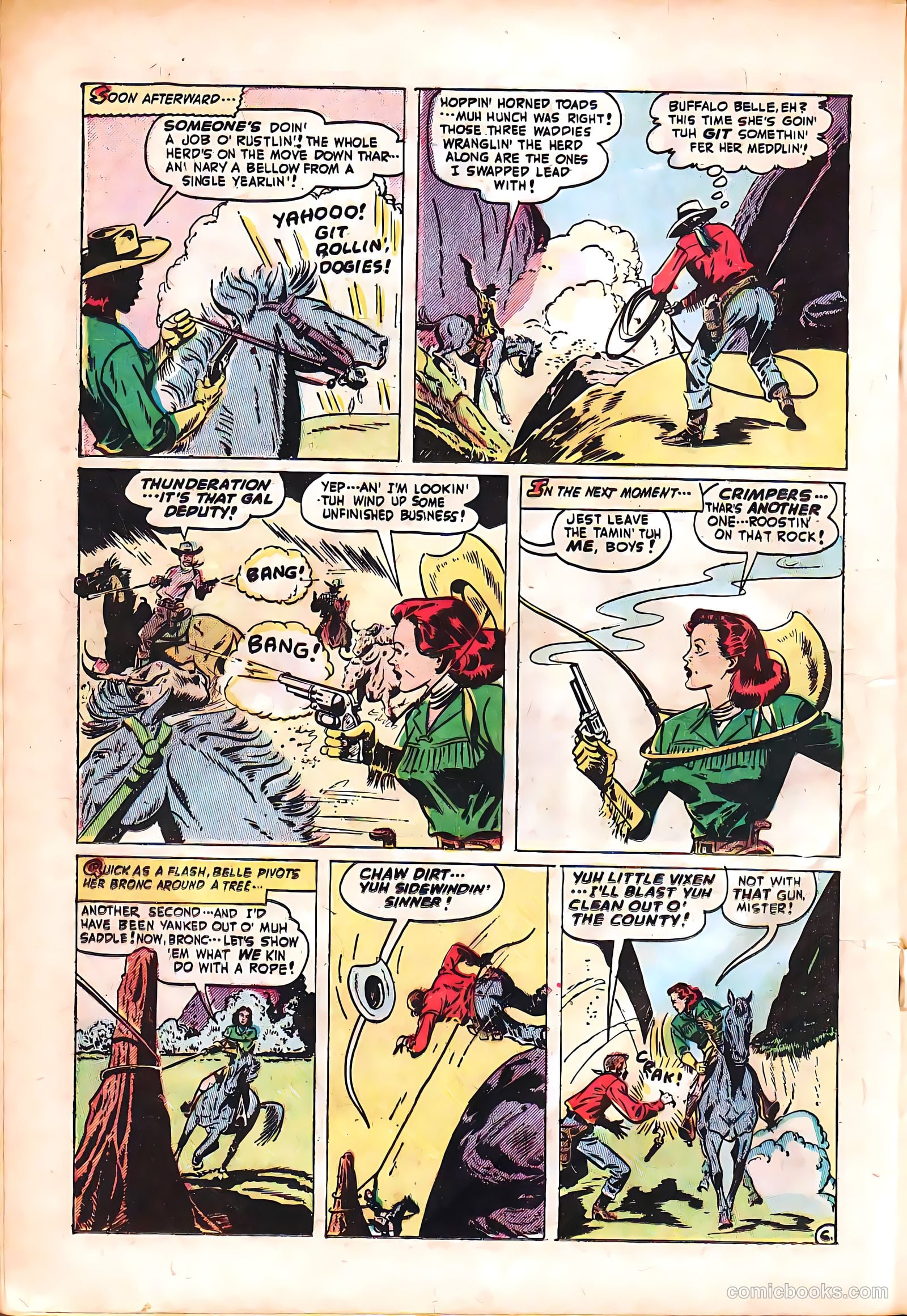 Blazing West #9 (1950) — page 24 of 52