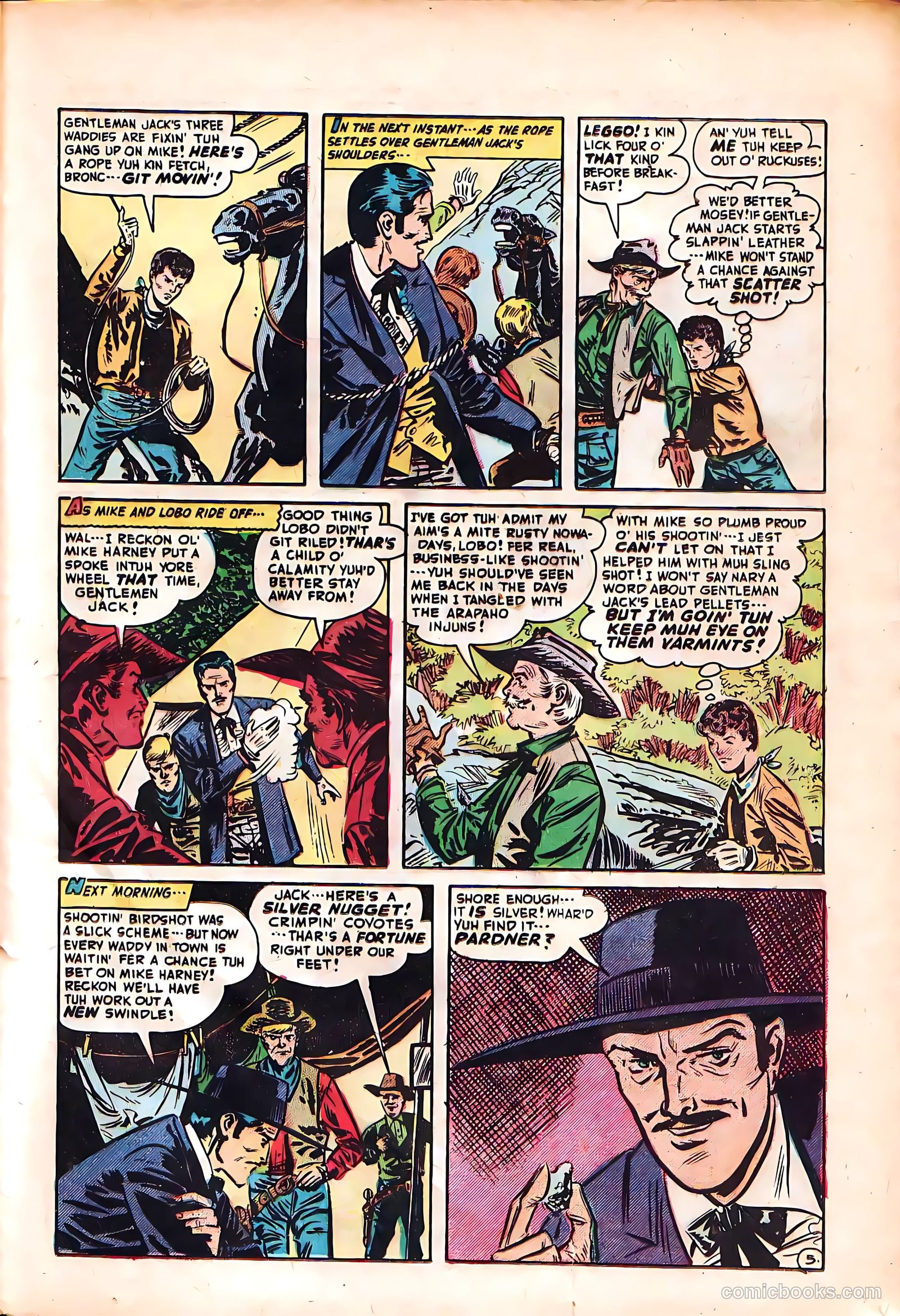 Blazing West #9 (1950) — page 35 of 52